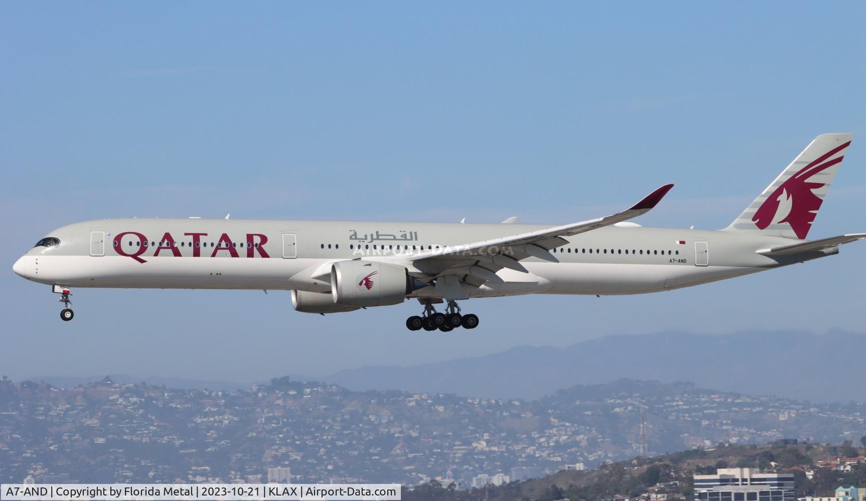 A7-AND, 2018 Airbus A350-1041 C/N 125, QTR A350X zx DOH-LAX