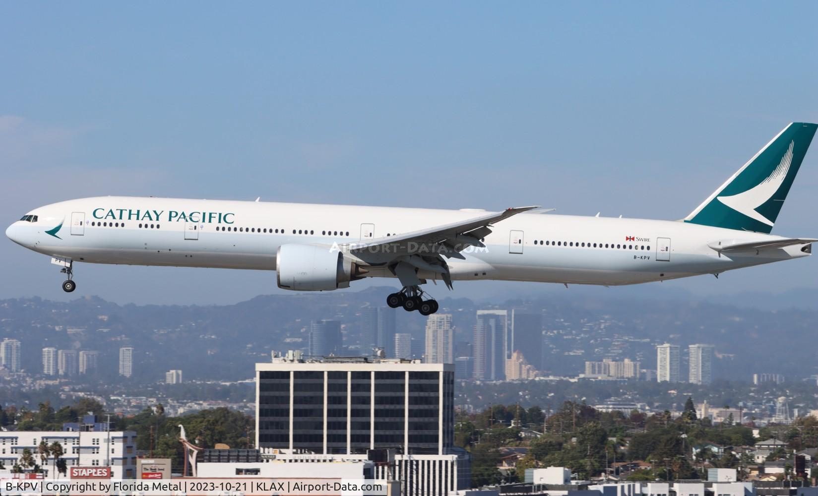 B-KPV, 2011 Boeing 777-367/ER C/N 37901, CPA 773 zx HKG-LAX
