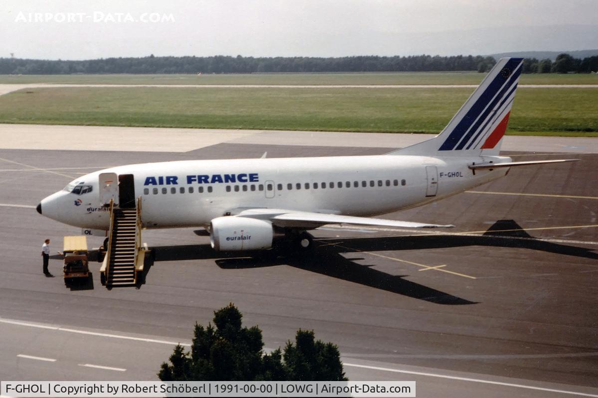 F-GHOL, 1990 Boeing 737-53C C/N 24825, F-GHOL @ LOWG 1991