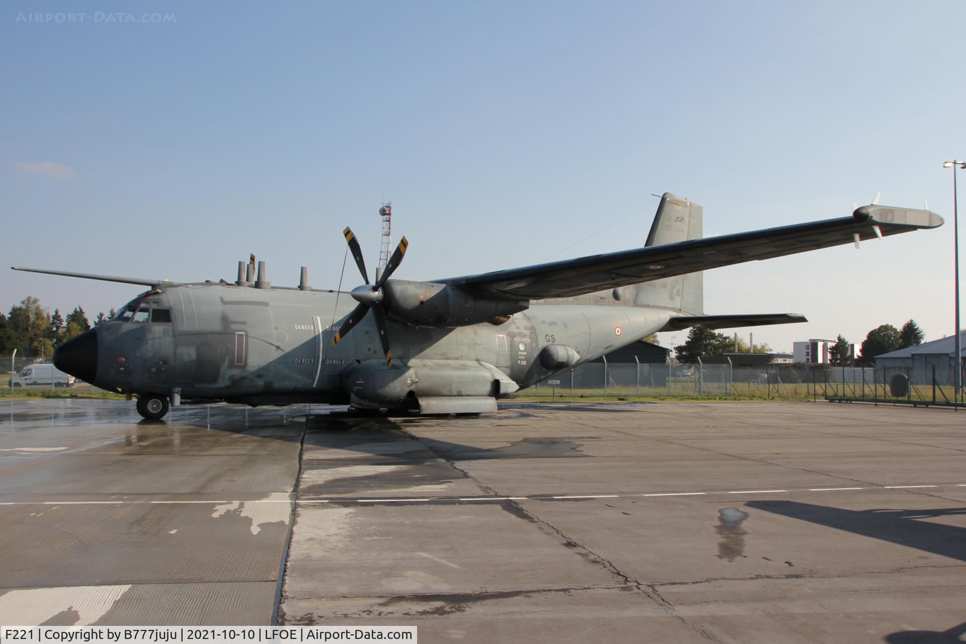 F221, Transall C-160G Gabriel C/N 221, at Evreux