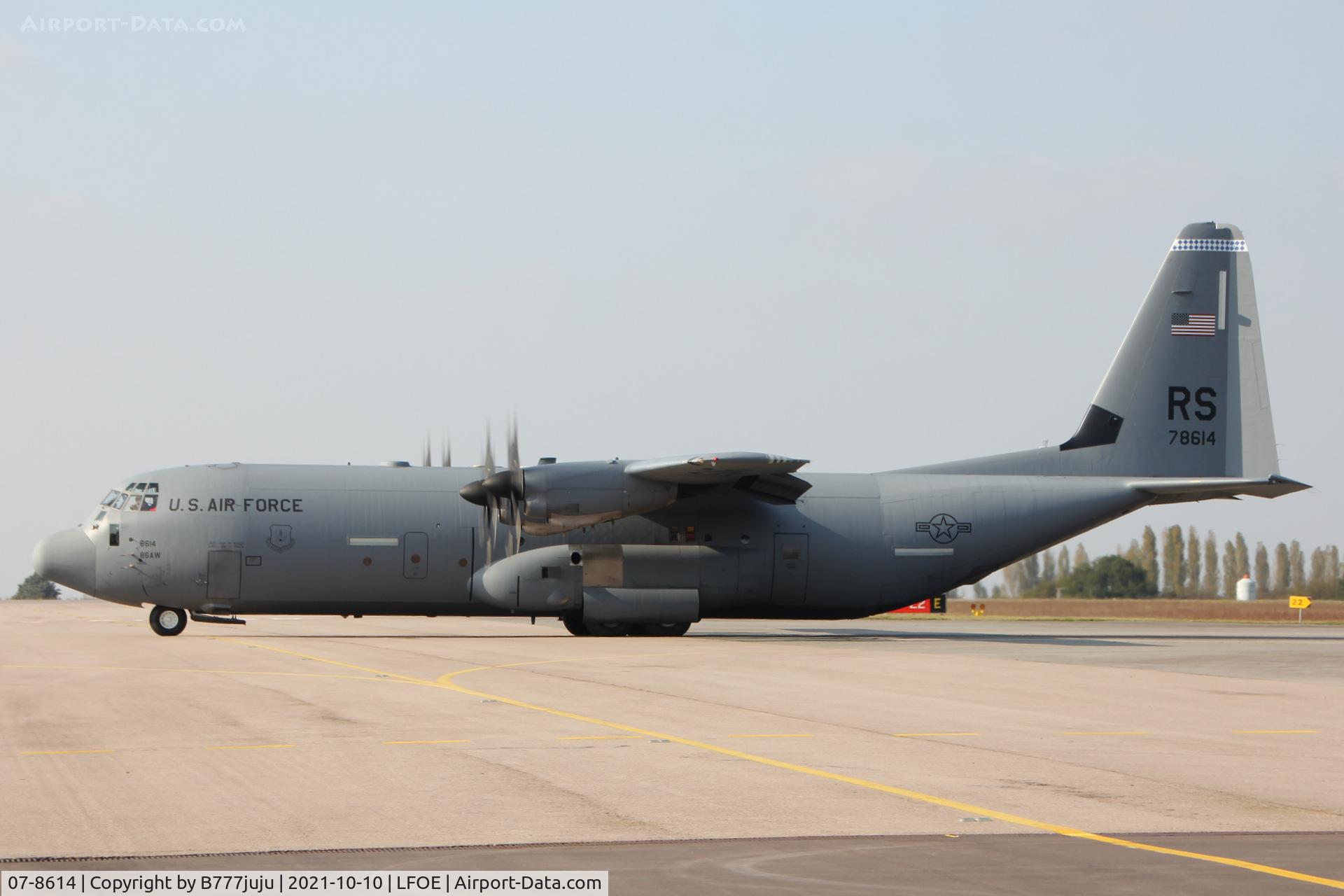 07-8614, 2010 Lockheed Martin C-130J-30 Super Hercules C/N 382-5625, at Evreux
