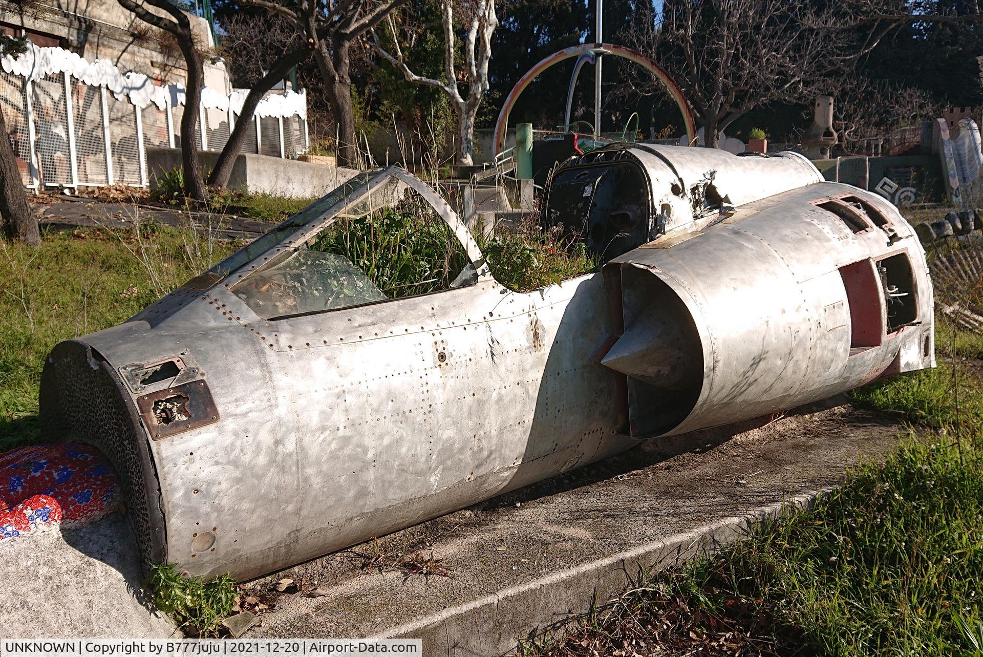 UNKNOWN, Dassault Mirage IIIC C/N UNKNOWN, inside children park 