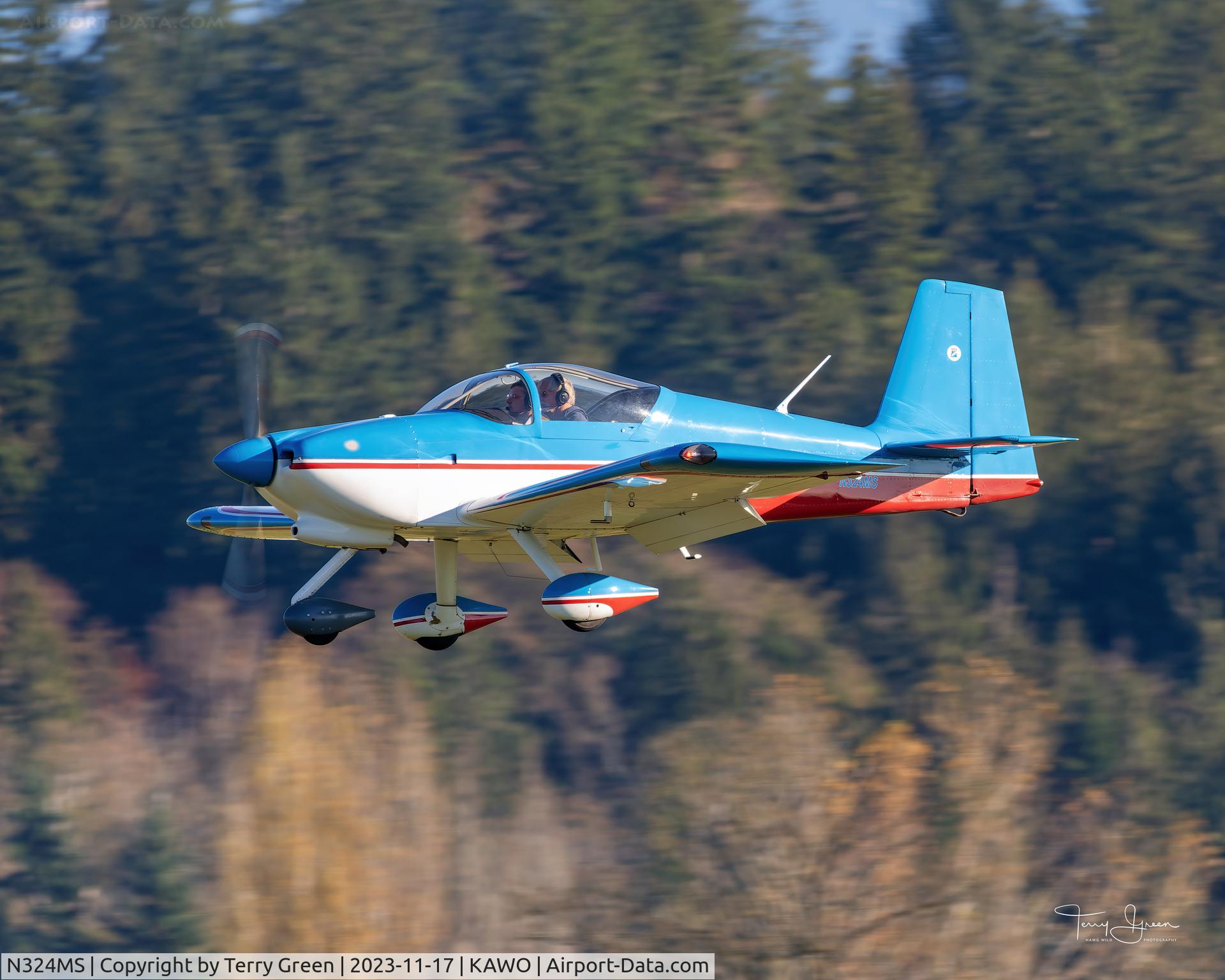 N324MS, Vans RV-6A C/N 60506, KAWO