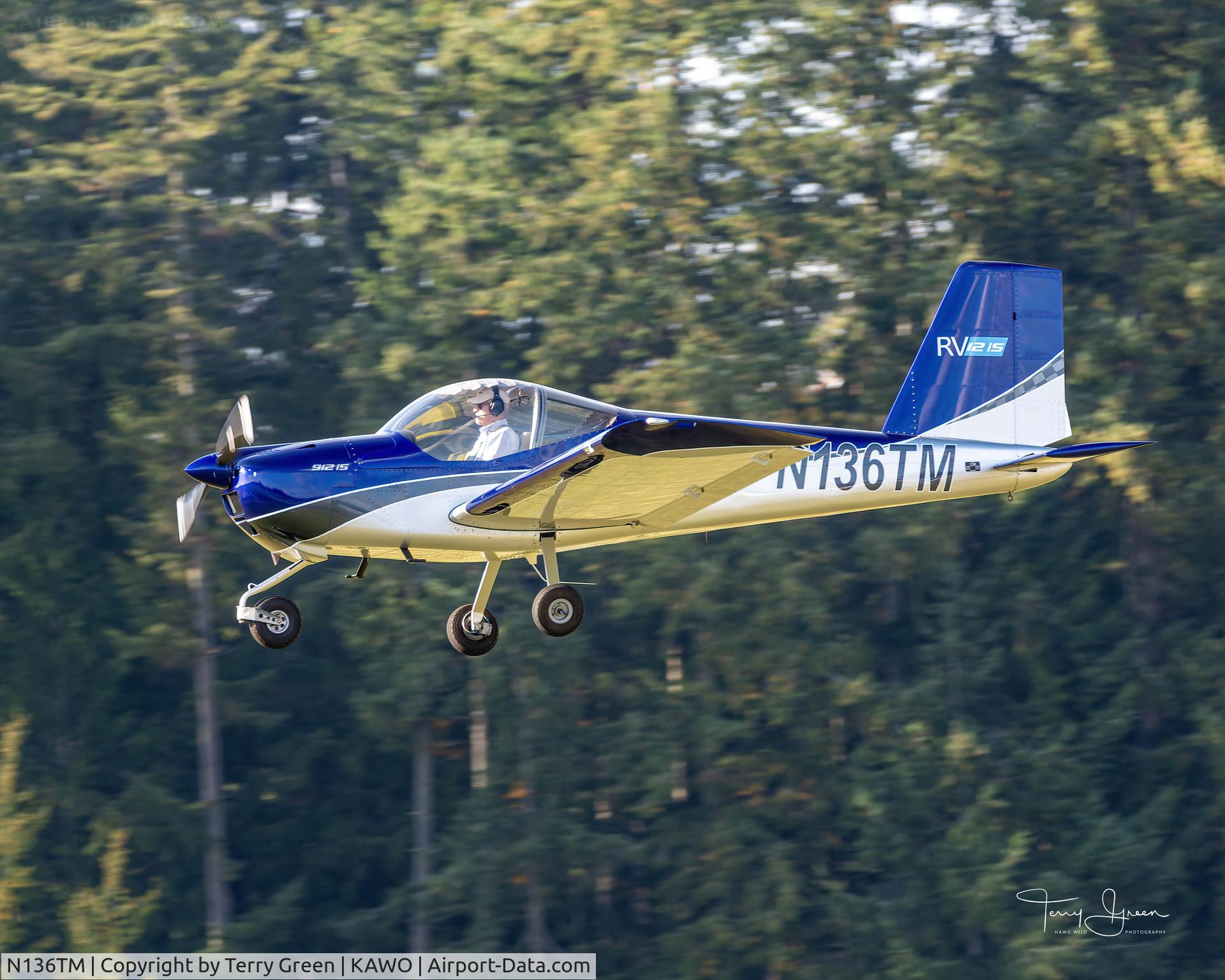 N136TM, 2019 VANS RV-12IS C/N 12079, KAWO