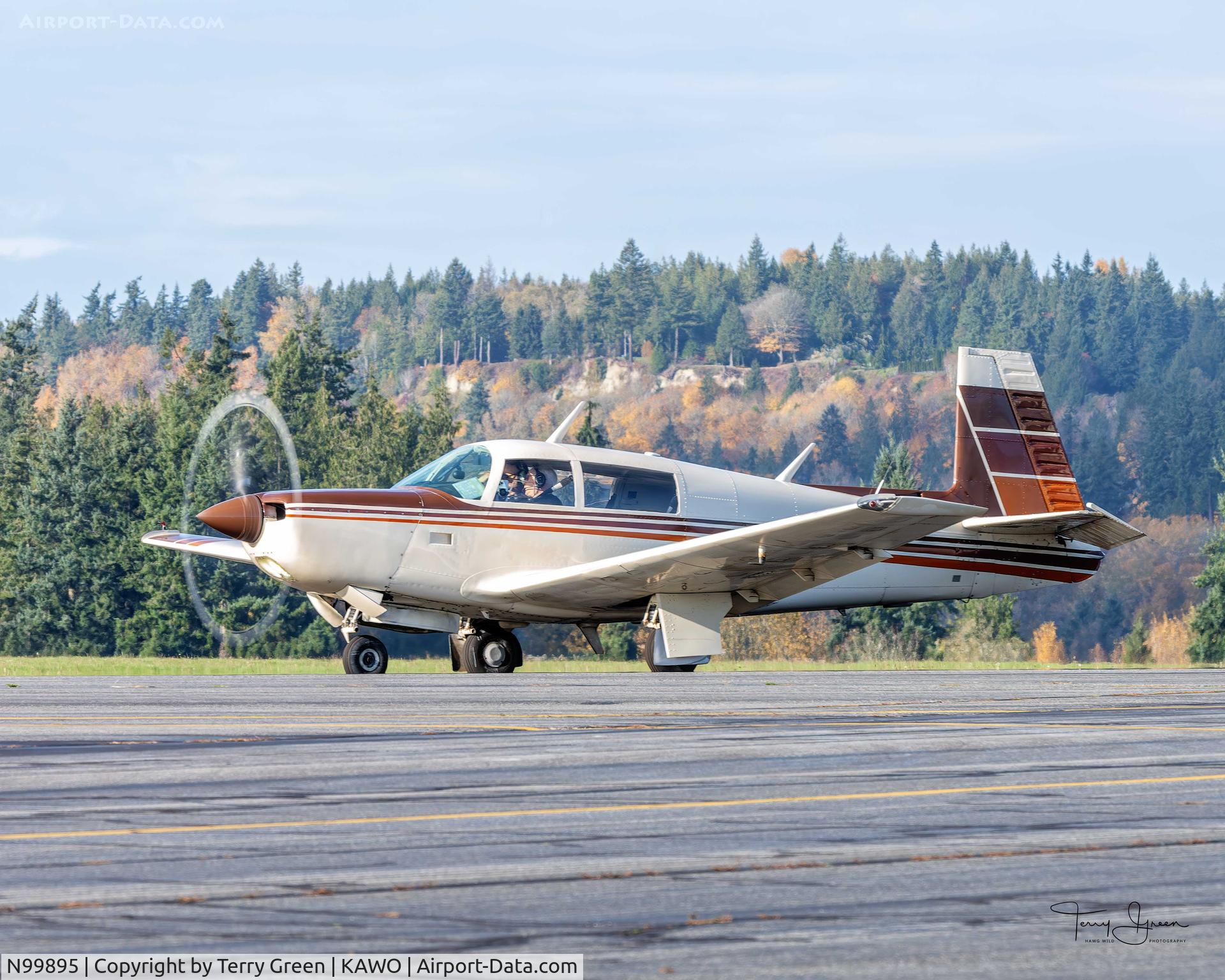 N99895, 1981 Mooney M20K C/N 25-0551, KAWO