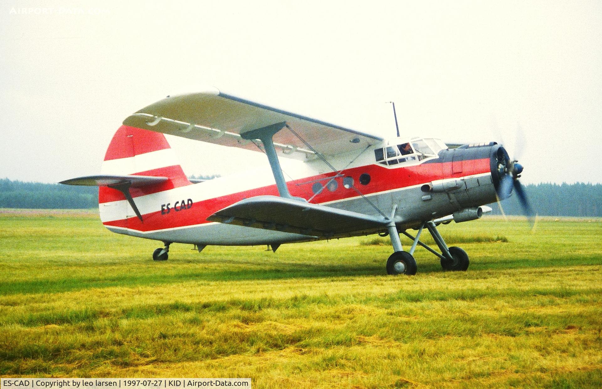 ES-CAD, 1982 Antonov (PZL-Mielec) An-2R C/N 1G194-36, Kristianstad 27.7.1997