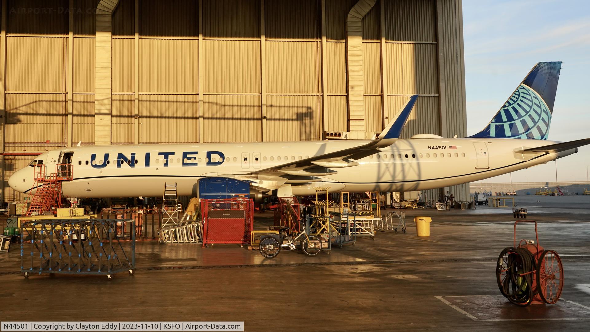 N44501, 2023 Airbus A321-271NX C/N 11500, SFO 2023.