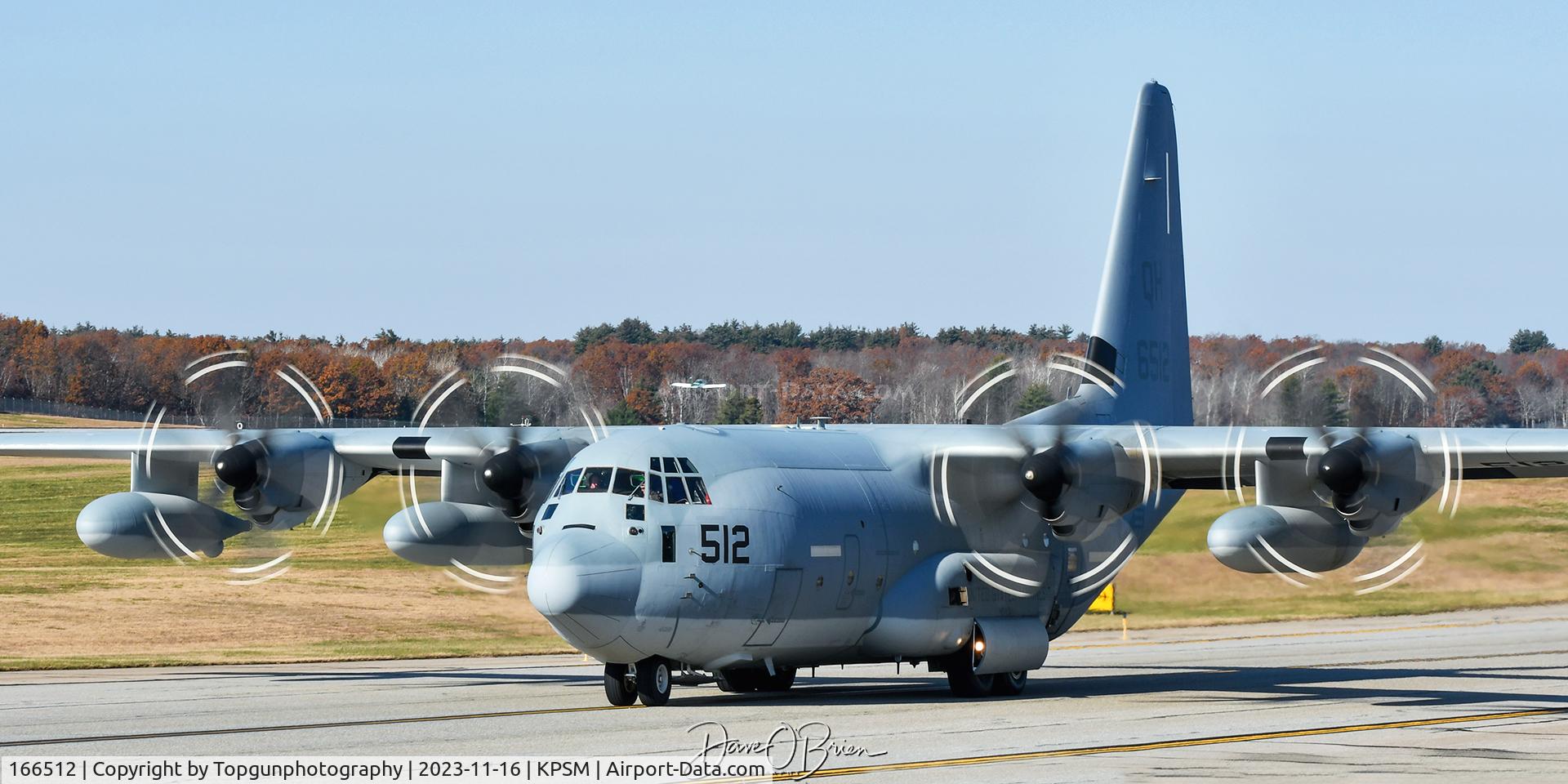166512, Lockheed Martin KC-130J Hercules C/N 382-5554, RANGER91 taxiing out after clearing customs.