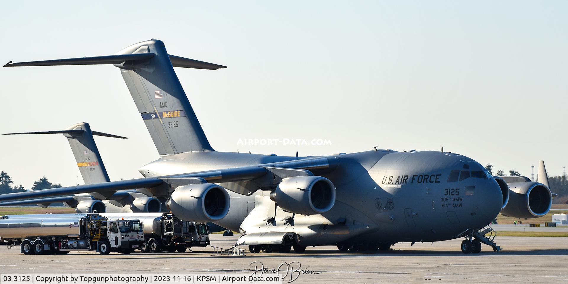 03-3125, 2003 Boeing C-17A Globemaster III C/N P-125, REACH893 getting ready to head out