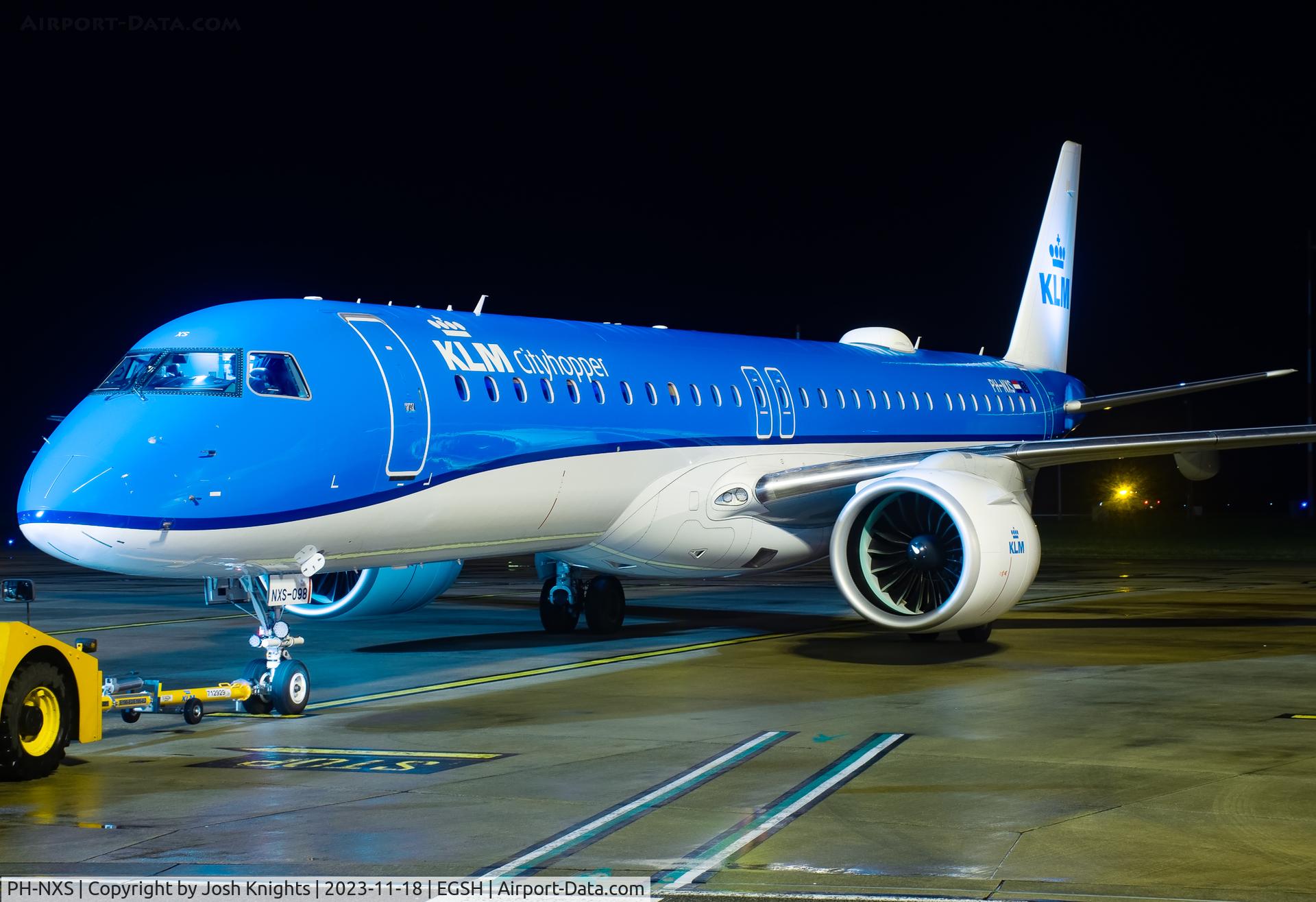 PH-NXS, 2023 Embraer E195-E2 C/N 19020098, On Stand Prior To Departure.