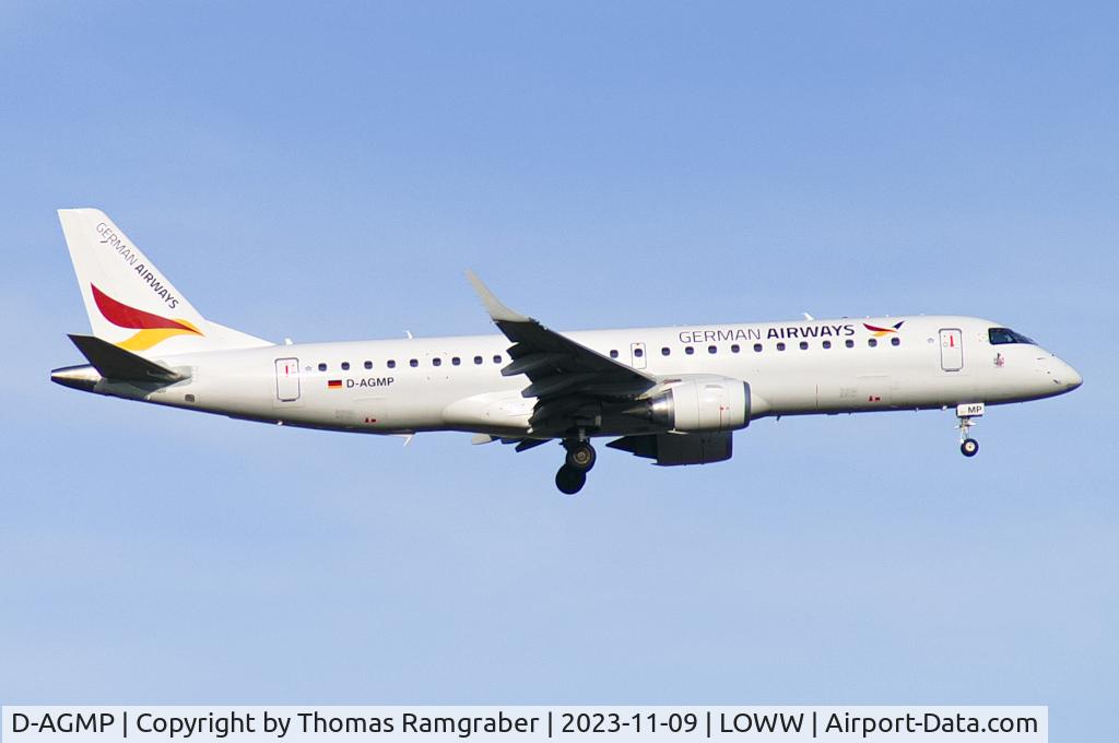D-AGMP, 2009 Embraer 190AR (ERJ-190-100IGW) C/N 19000329, German Airways Embraer 190AR