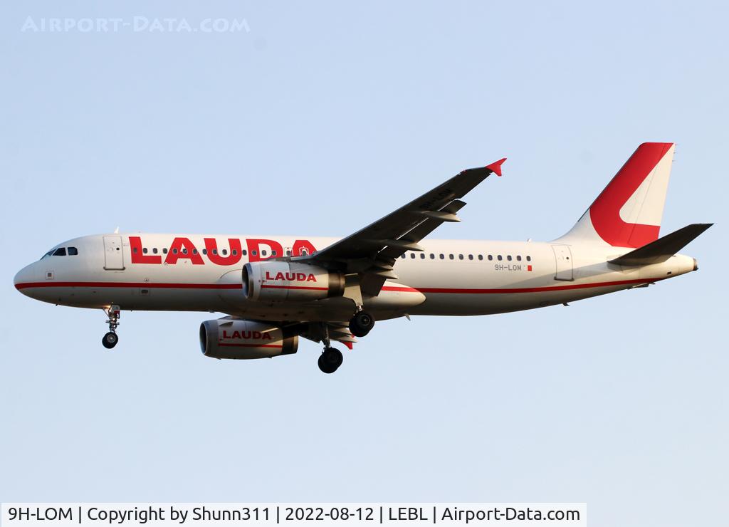 9H-LOM, 2006 Airbus A320-232 C/N 2984, Landing rwy 24R