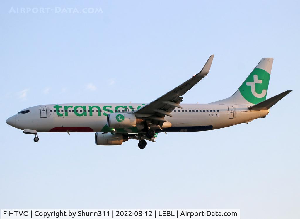 F-HTVO, 2006 Boeing 737-8GJ C/N 34898, Landing rwy 24R
