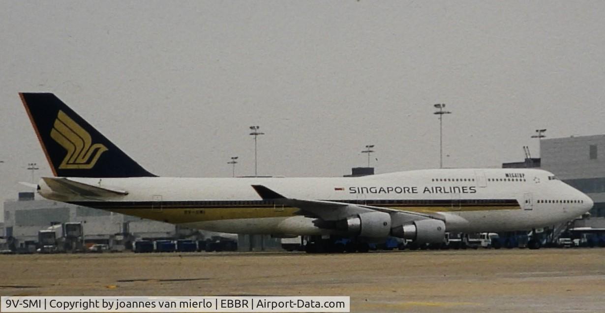 9V-SMI, 1991 Boeing 747-412/BCF C/N 24975, Slide scan