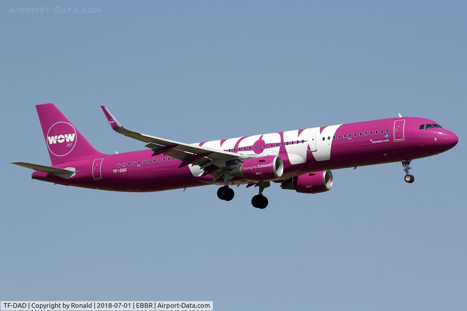 TF-DAD, 2014 Airbus A321-211 C/N 6232, at bru