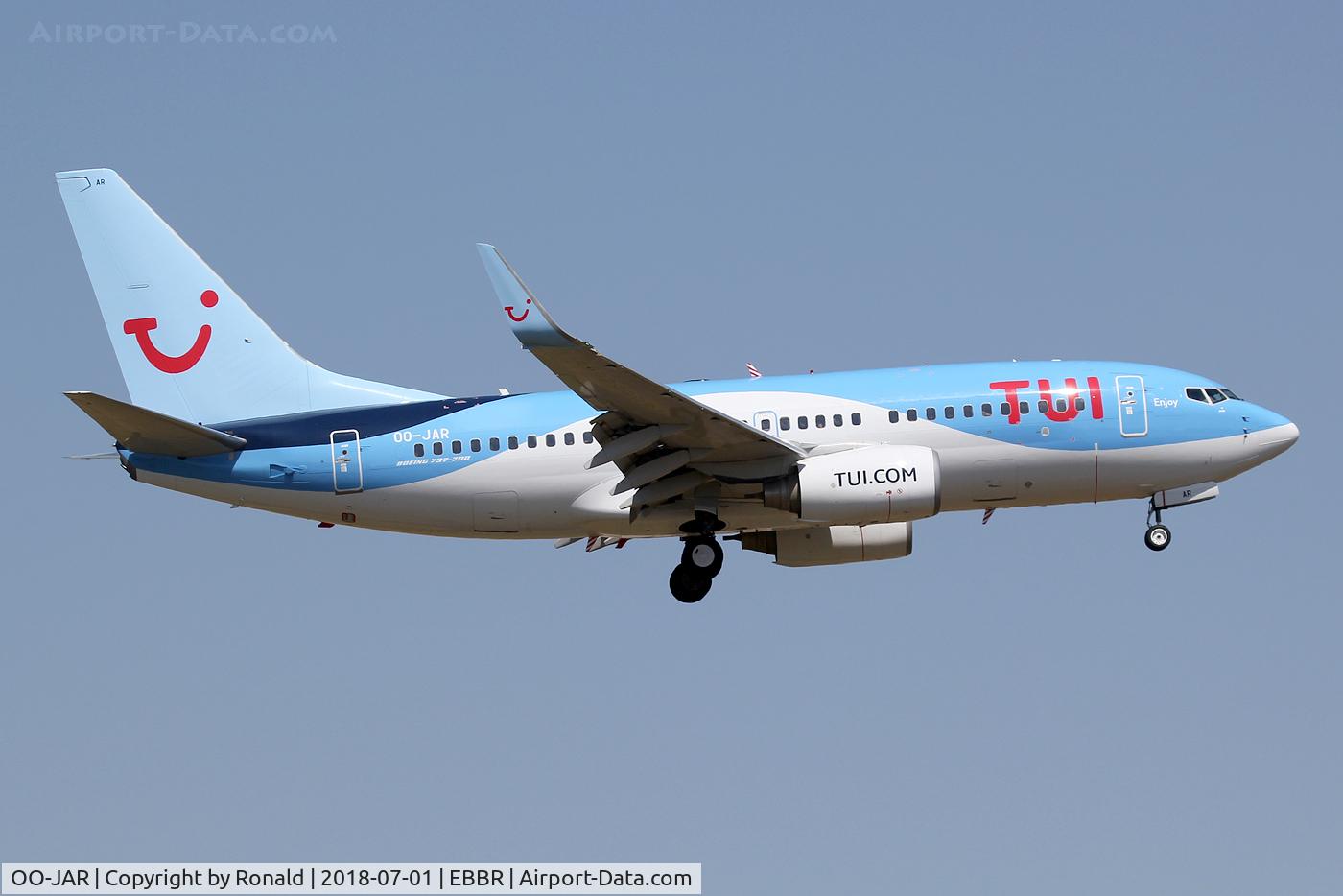 OO-JAR, 2009 Boeing 737-7K5 C/N 35150, at bru