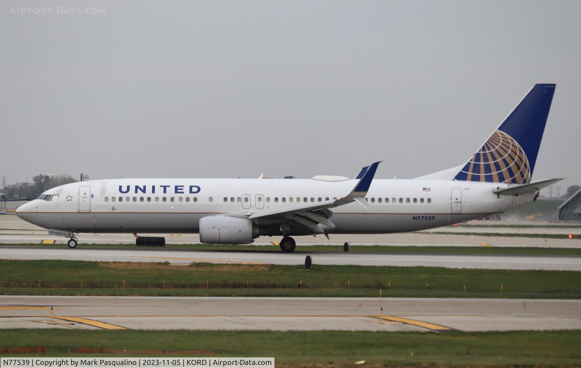 N77539, 2017 Boeing 737-800 C/N 63642, Boeing 737-824