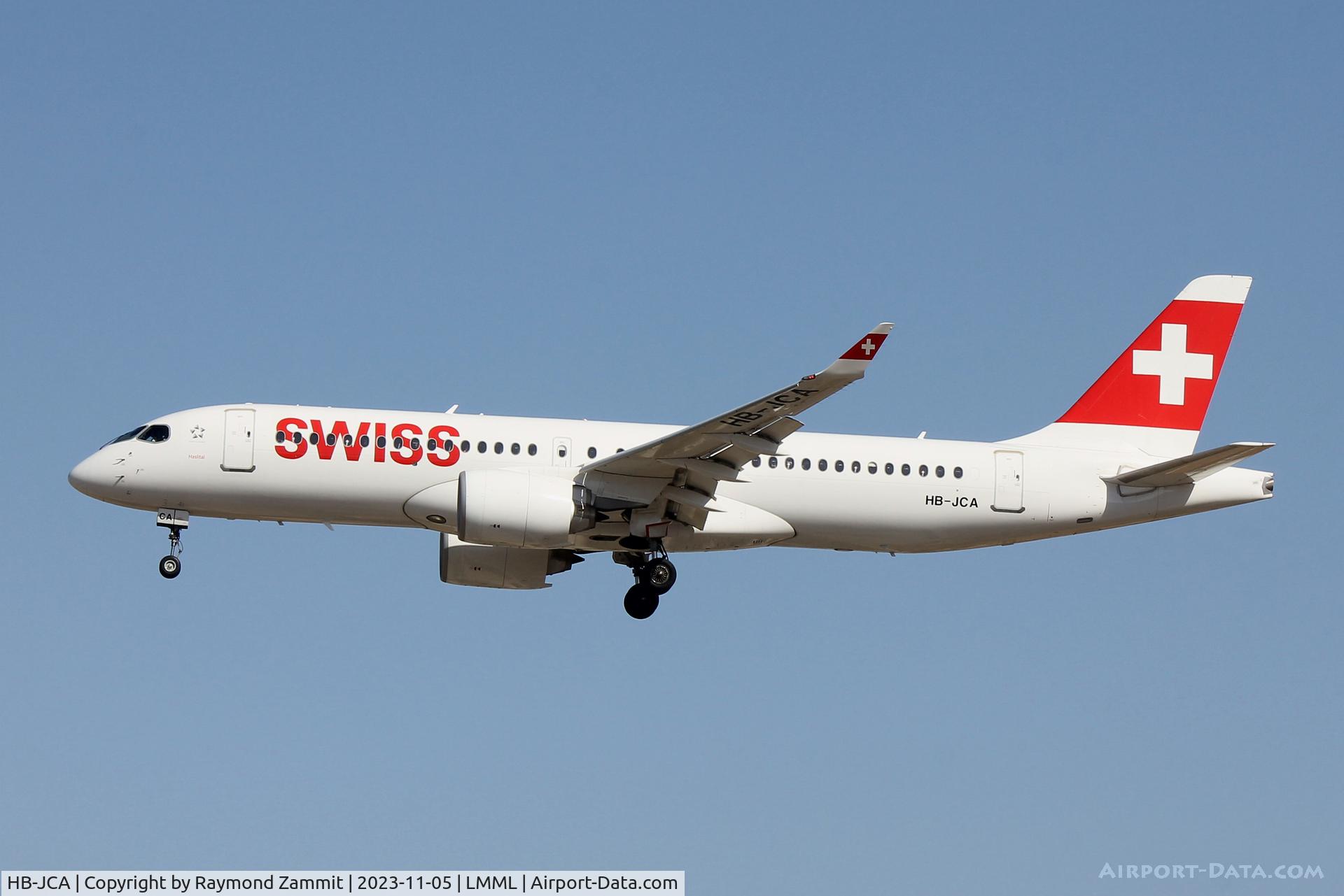 HB-JCA, 2017 Bombardier CSeries CS300 (BD-500-1A11) C/N 55010, Bombardier CSeries CS300 HB-JCA Swiss