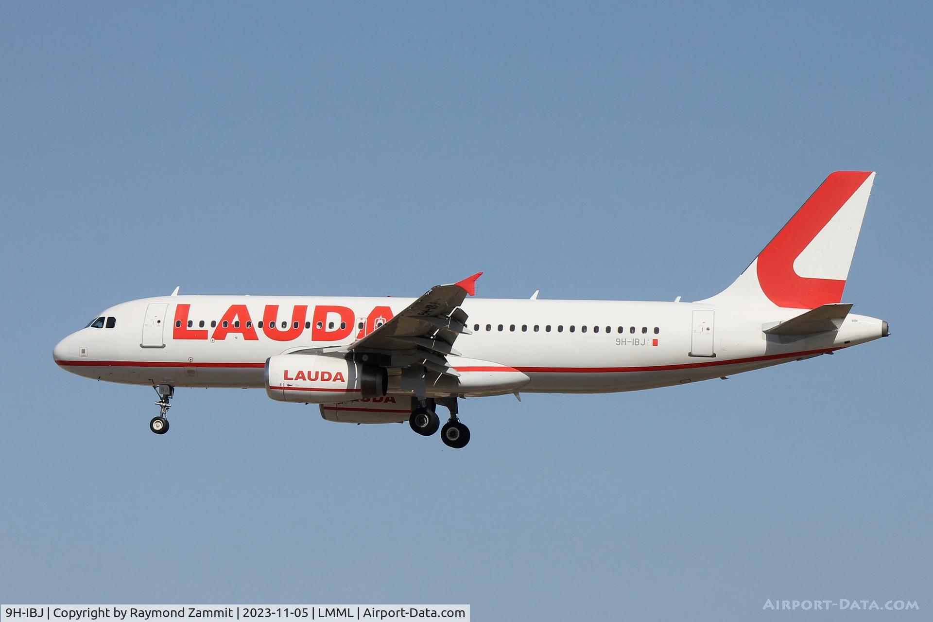 9H-IBJ, 2007 Airbus A320-232 C/N 3259, A320 9H-IBJ Lauda Europe