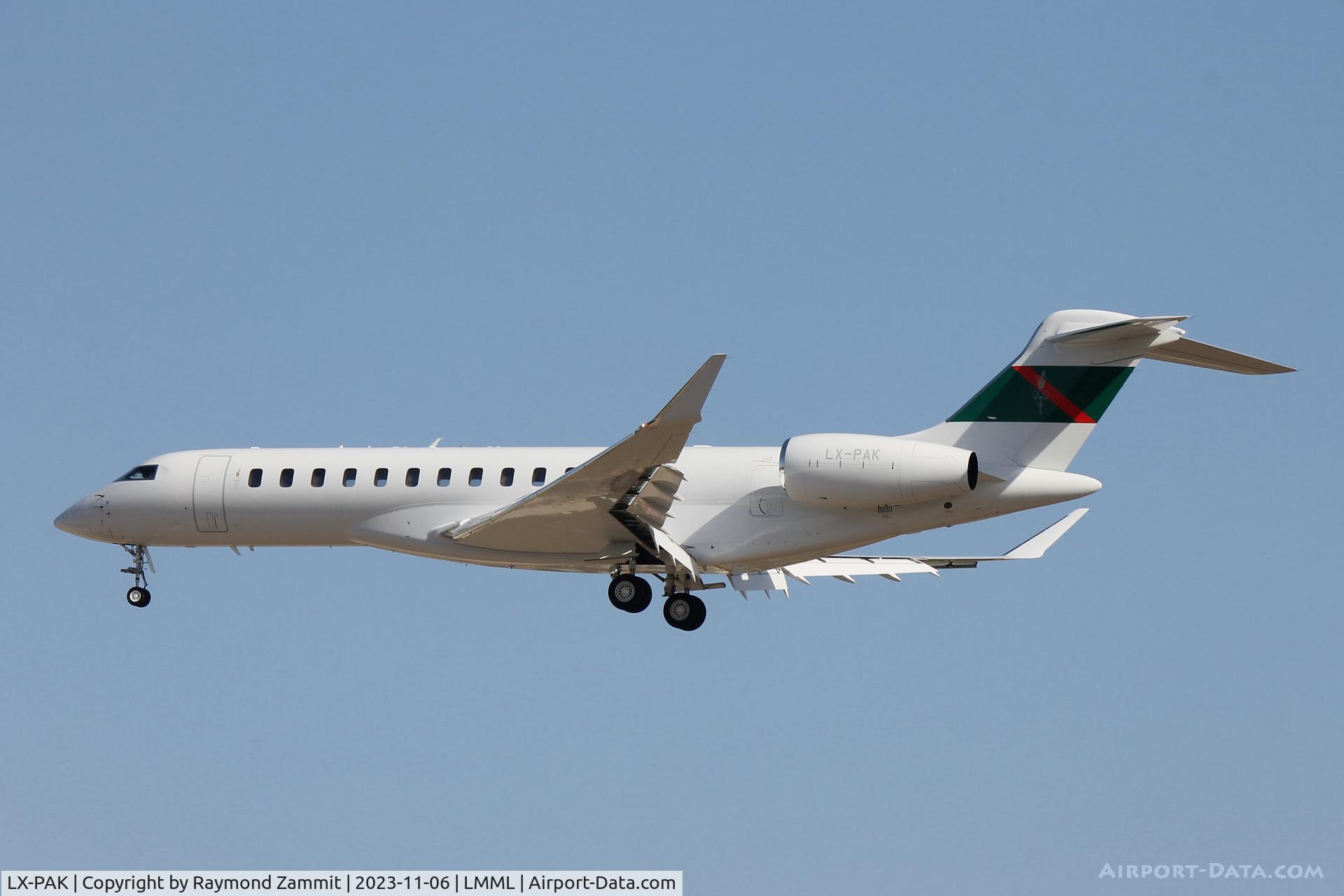 LX-PAK, 2006 Bombardier BD-700-1A10 Global Express C/N 9197, Bombardier BD-700-1A10 Global Express LX-PAK Global Express Luxembourg