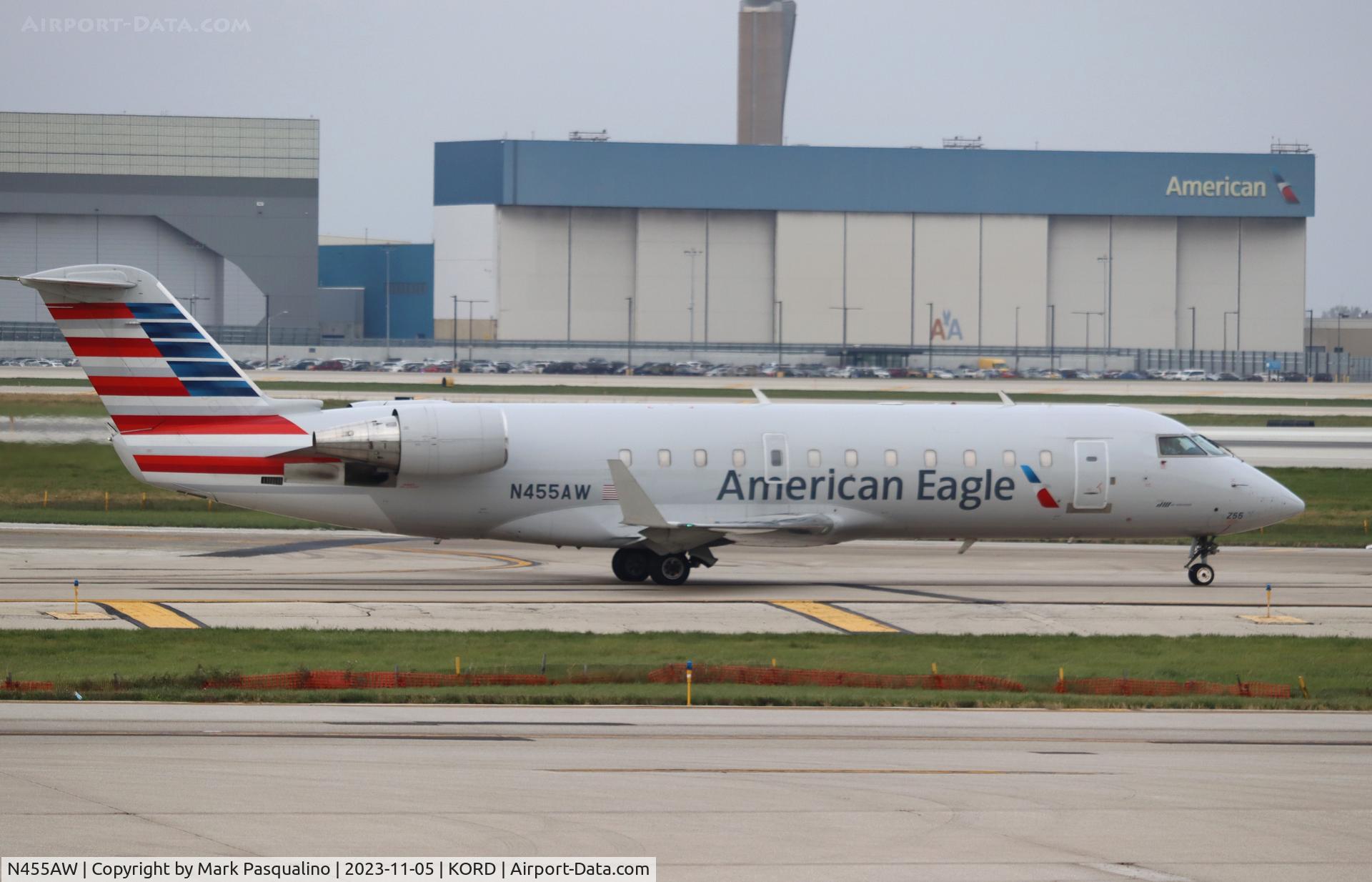 N455AW, 2003 Bombardier CRJ-200LR (CL-600-2B19) C/N 7848, CL-600-2B19