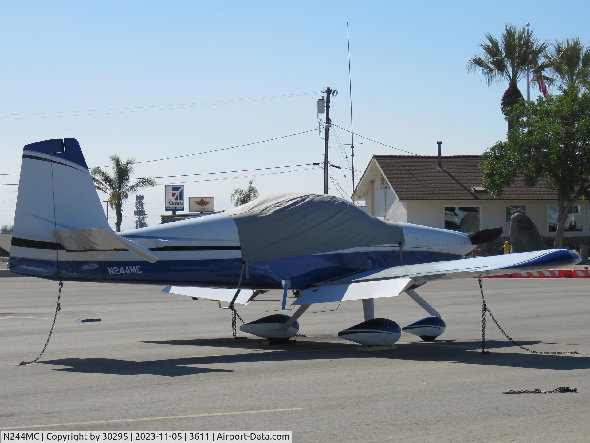 N244MC, 2009 Vans RV-9A C/N 90159, Parked