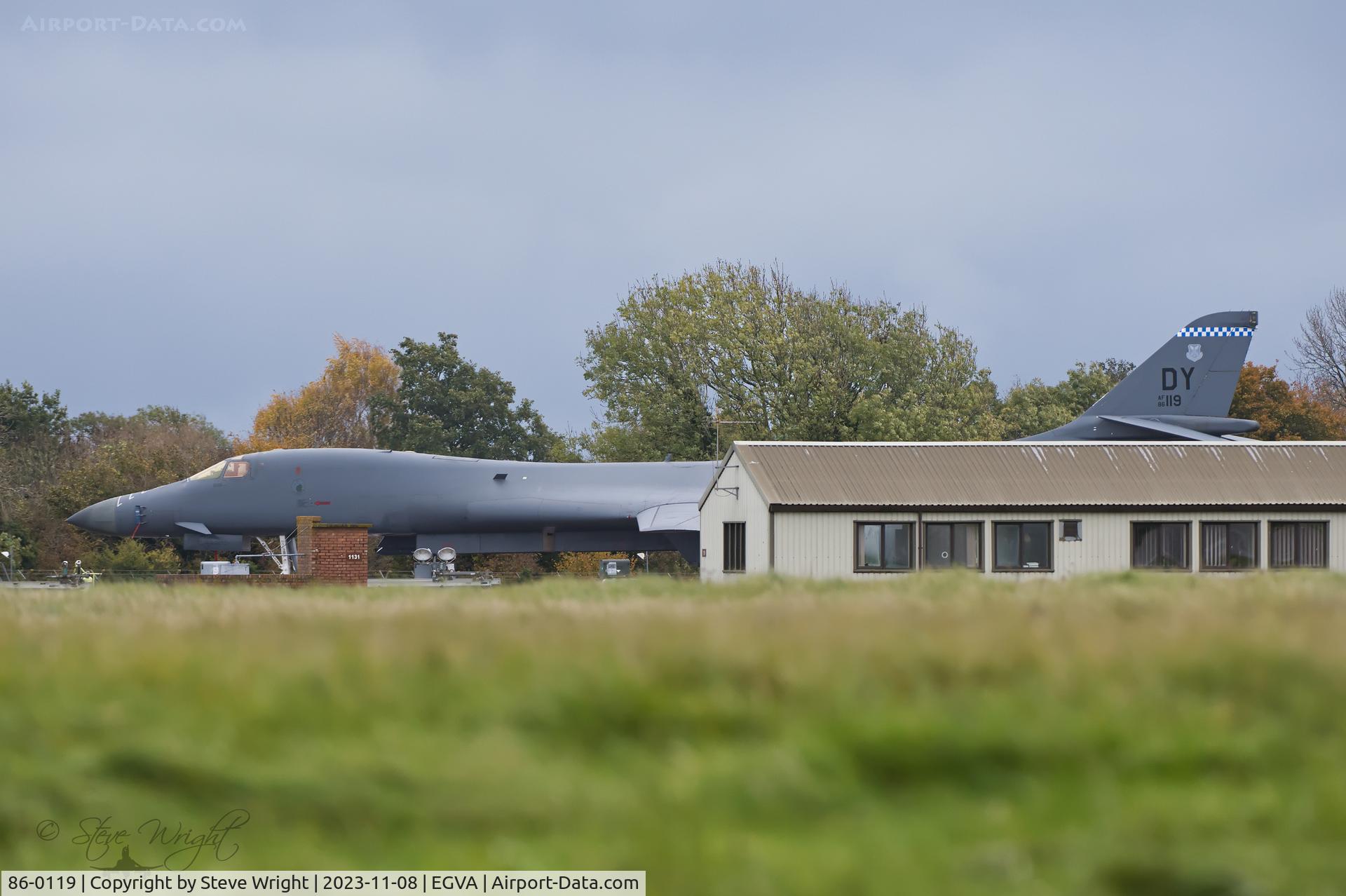 86-0119, 1986 Rockwell B-1B Lancer C/N 79, RAF Fairford UK