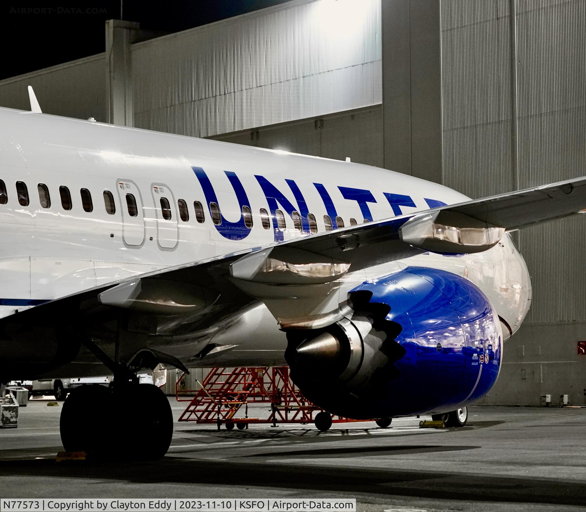 N77573, 2023 Boeing 737-9 MAX C/N 67603, SFO 2023.