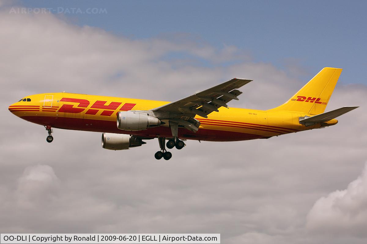 OO-DLI, 1982 Airbus A300B4-203(F) C/N 234, at lhr