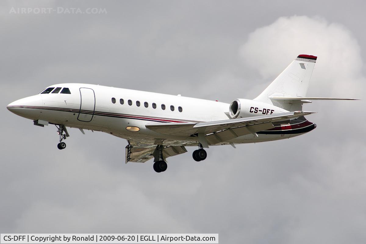 CS-DFF, 2004 Dassault Falcon 2000EX C/N 41, at lhr