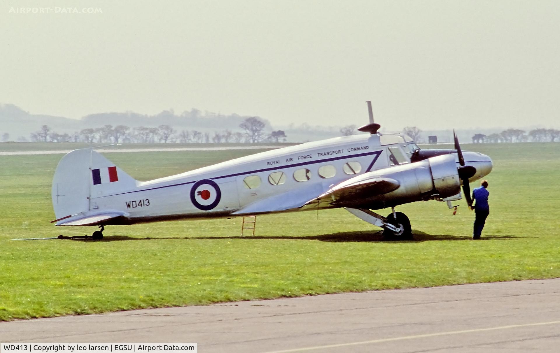 WD413, 1950 Avro 652A Anson T.21 C/N 3634, Duxford 10.4.1997