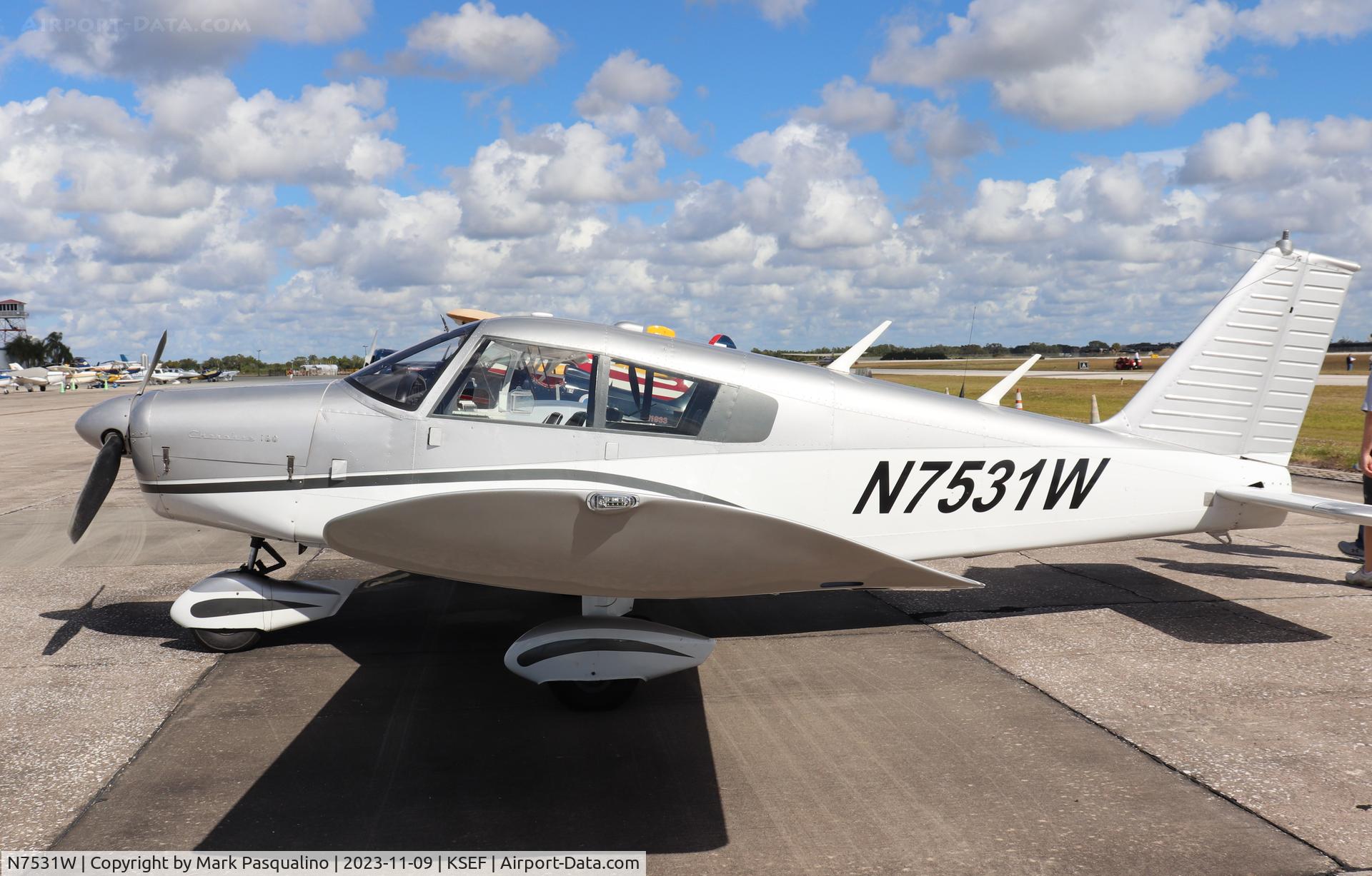 N7531W, 1963 Piper PA-28-180 C/N 28-1455, Piper PA-28-180