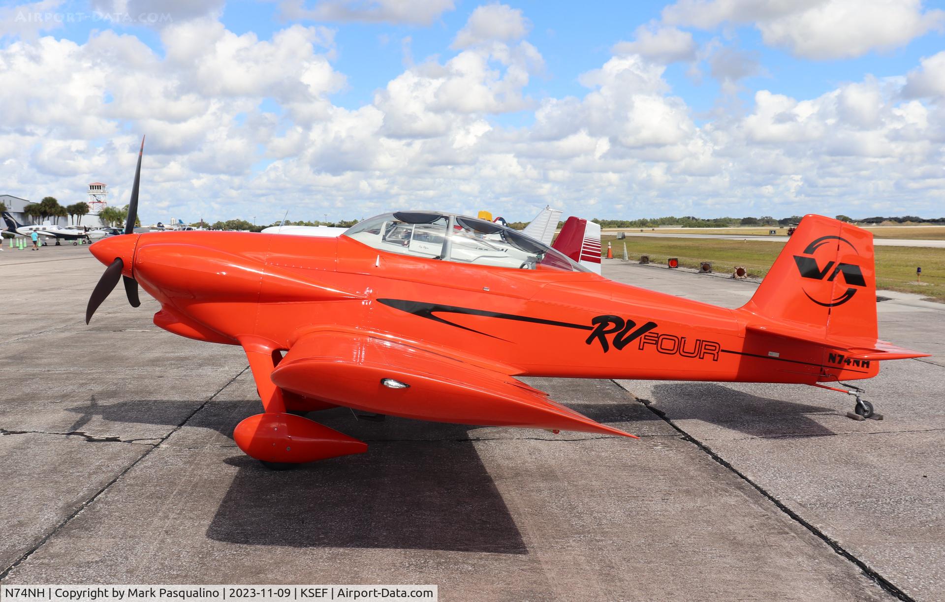N74NH, 2022 Vans RV-4 C/N 3965, Vans RV-4