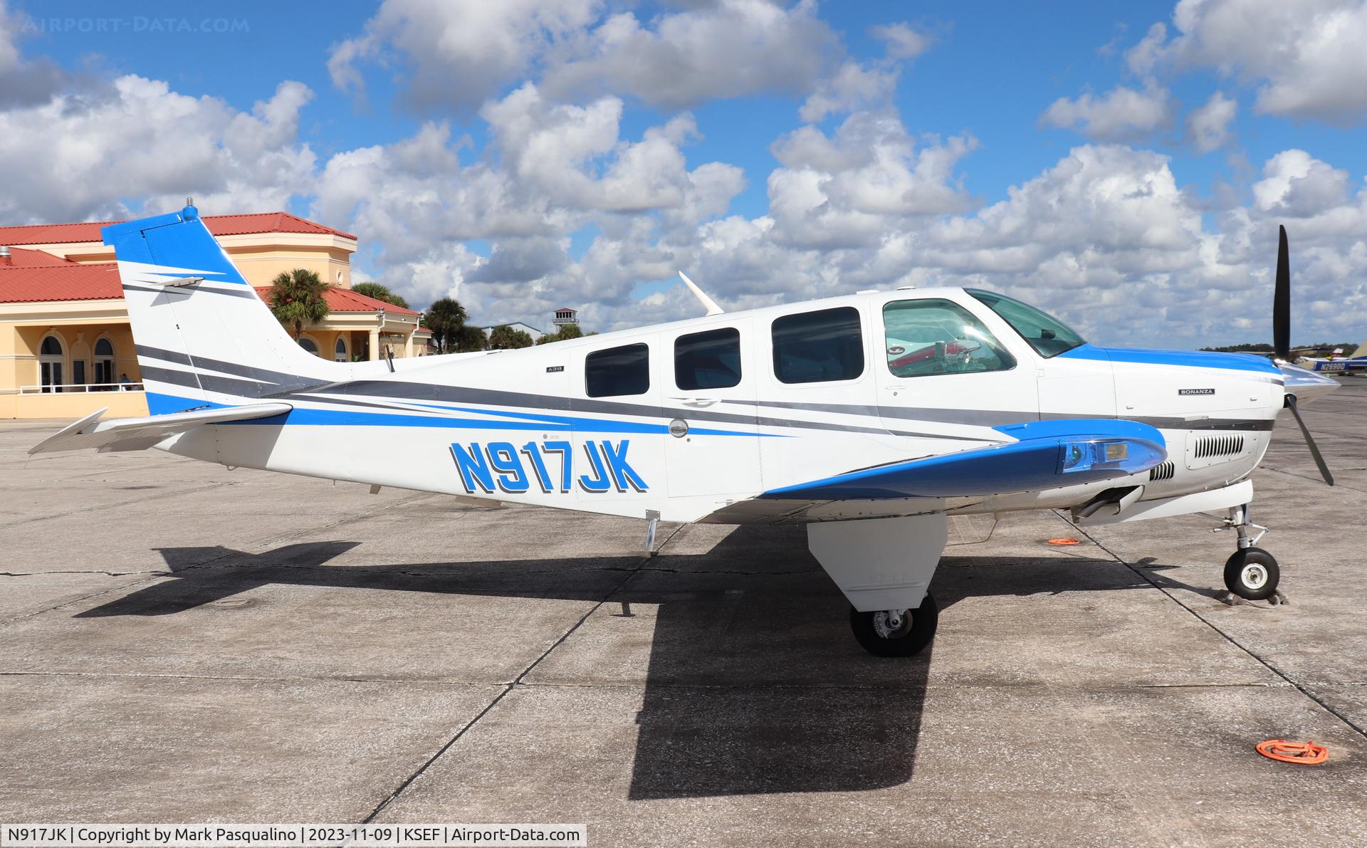 N917JK, 1975 Beech A36 Bonanza 36 C/N E-652, Beech A36