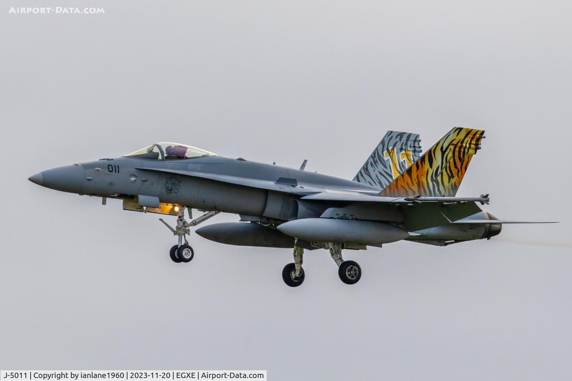 J-5011, McDonnell Douglas F/A-18C Hornet C/N 1351, Tiger Tail special Yorknite'23