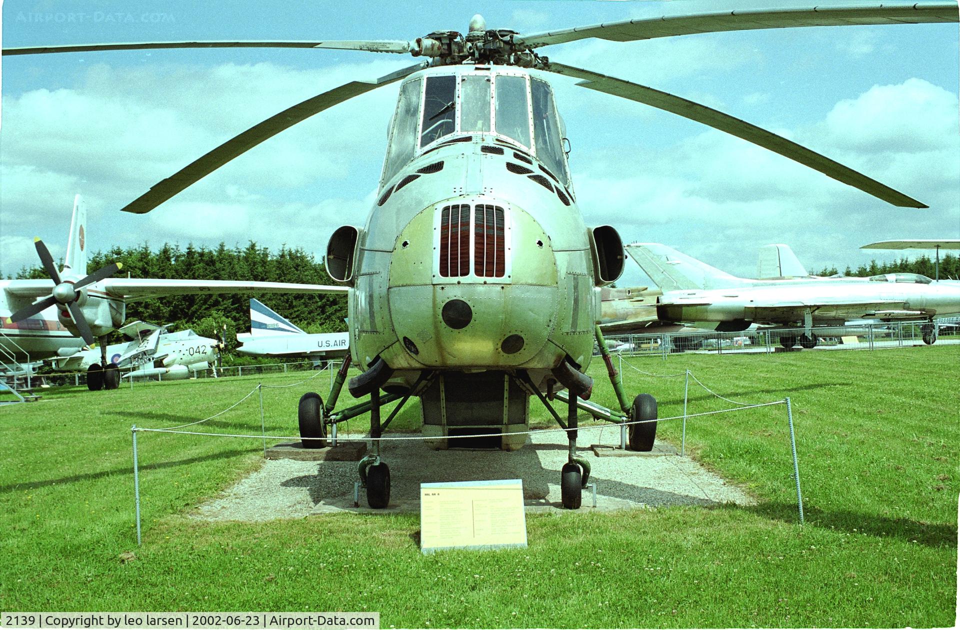 2139, 1963 MIL Mi-4 Hound C/N 02 139, Hermeskeil 23.6.2002