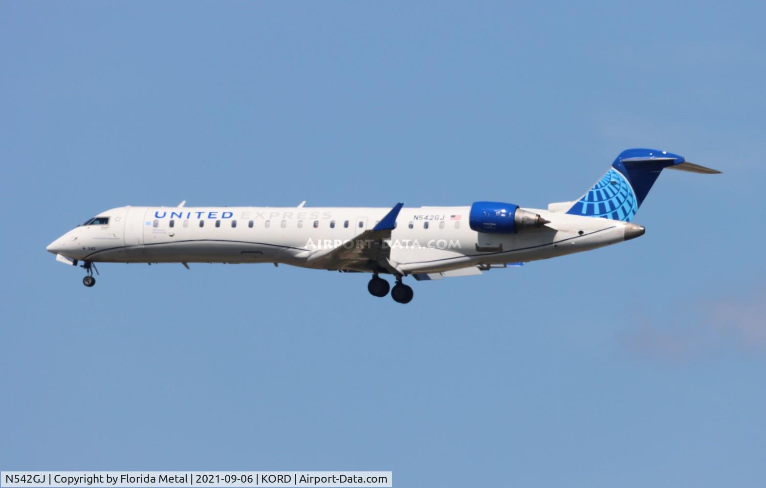 N542GJ, 2008 Bombardier CRJ-702 (CL-600-2C10) C/N 10266, GJS/UE CRJ7 zx MSN-ORD