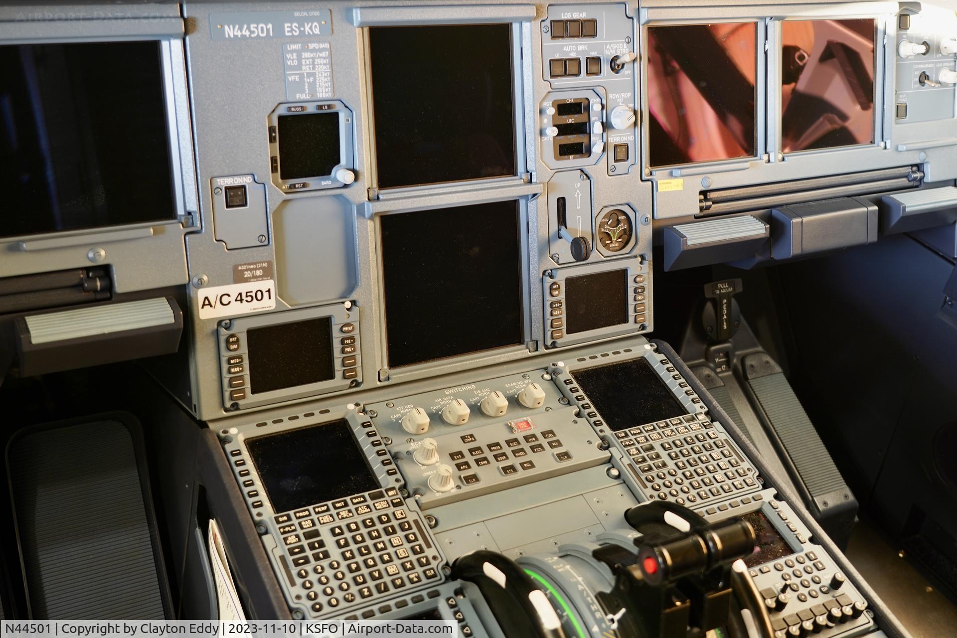 N44501, 2023 Airbus A321-271NX C/N 11500, SFO 2023.