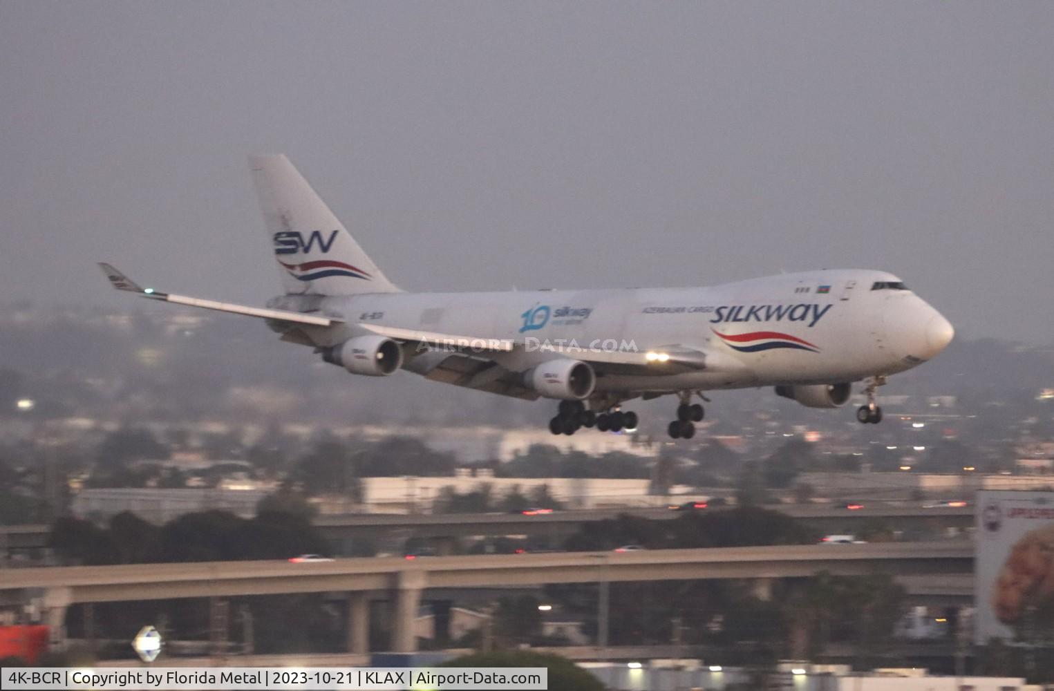 4K-BCR, 2006 Boeing 747-4H6F C/N 28434, Silkway 744F zx LUX-LAX