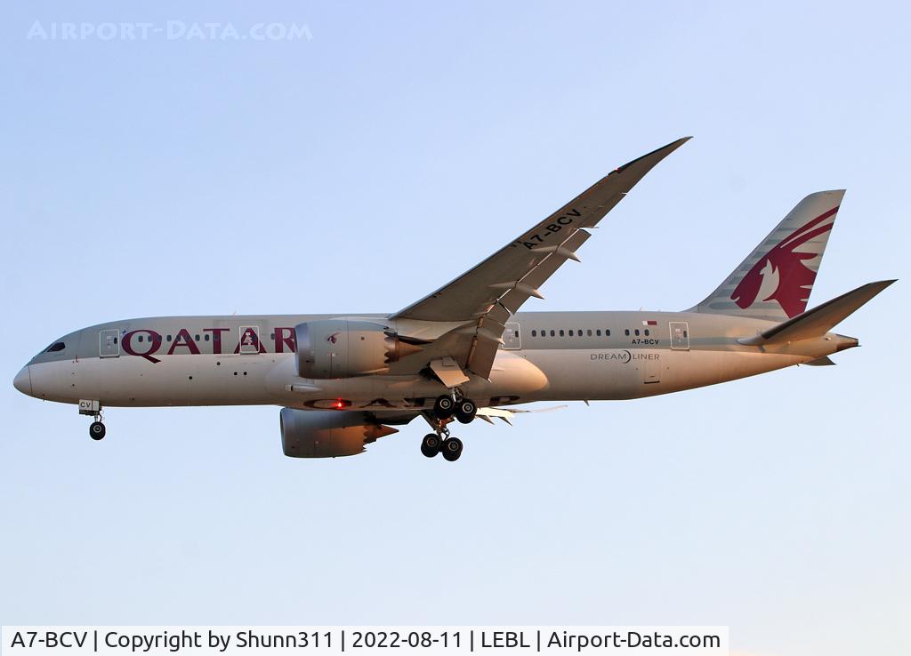 A7-BCV, 2015 Boeing 787-8 Dreamliner Dreamliner C/N 38340, LAnding rwy 24R
