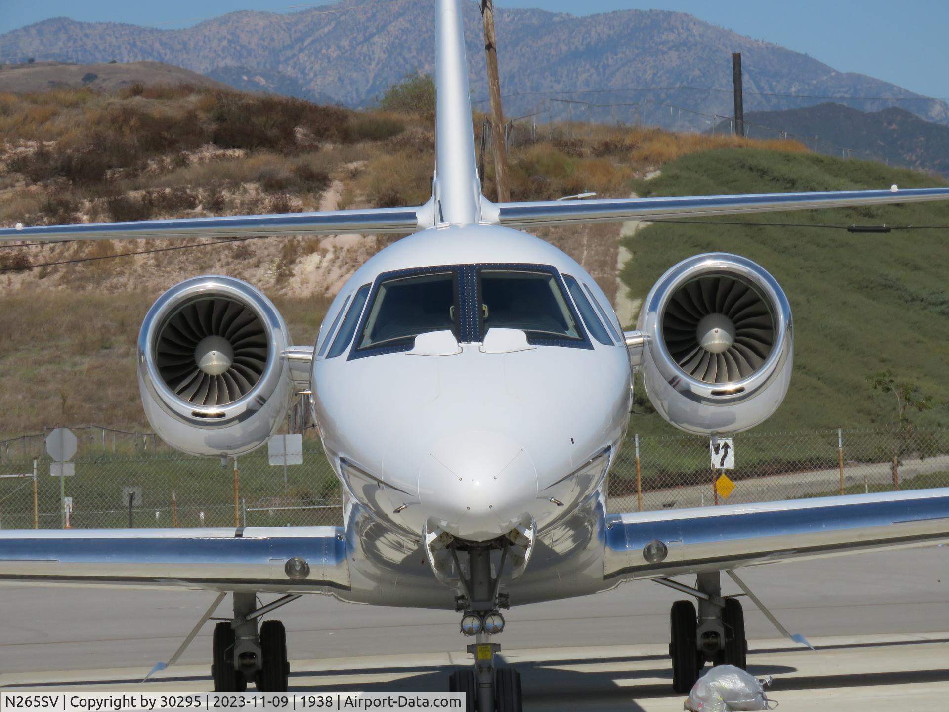 N265SV, 2009 Cessna 680 Citation Sovereign C/N 680-0265, 2X PWC PW306C