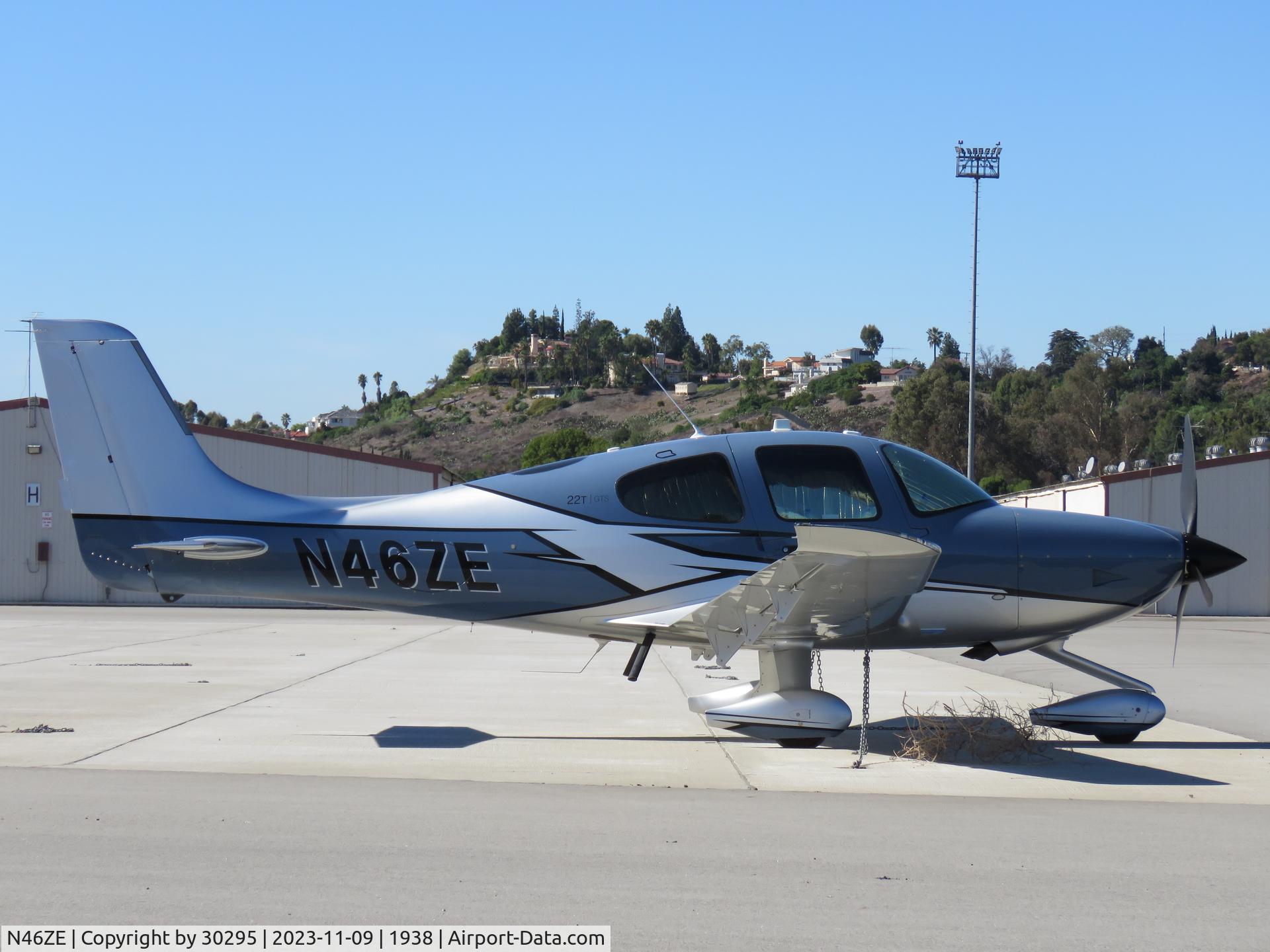 N46ZE, 2018 Cirrus SR22T GTS C/N 1790, Parked