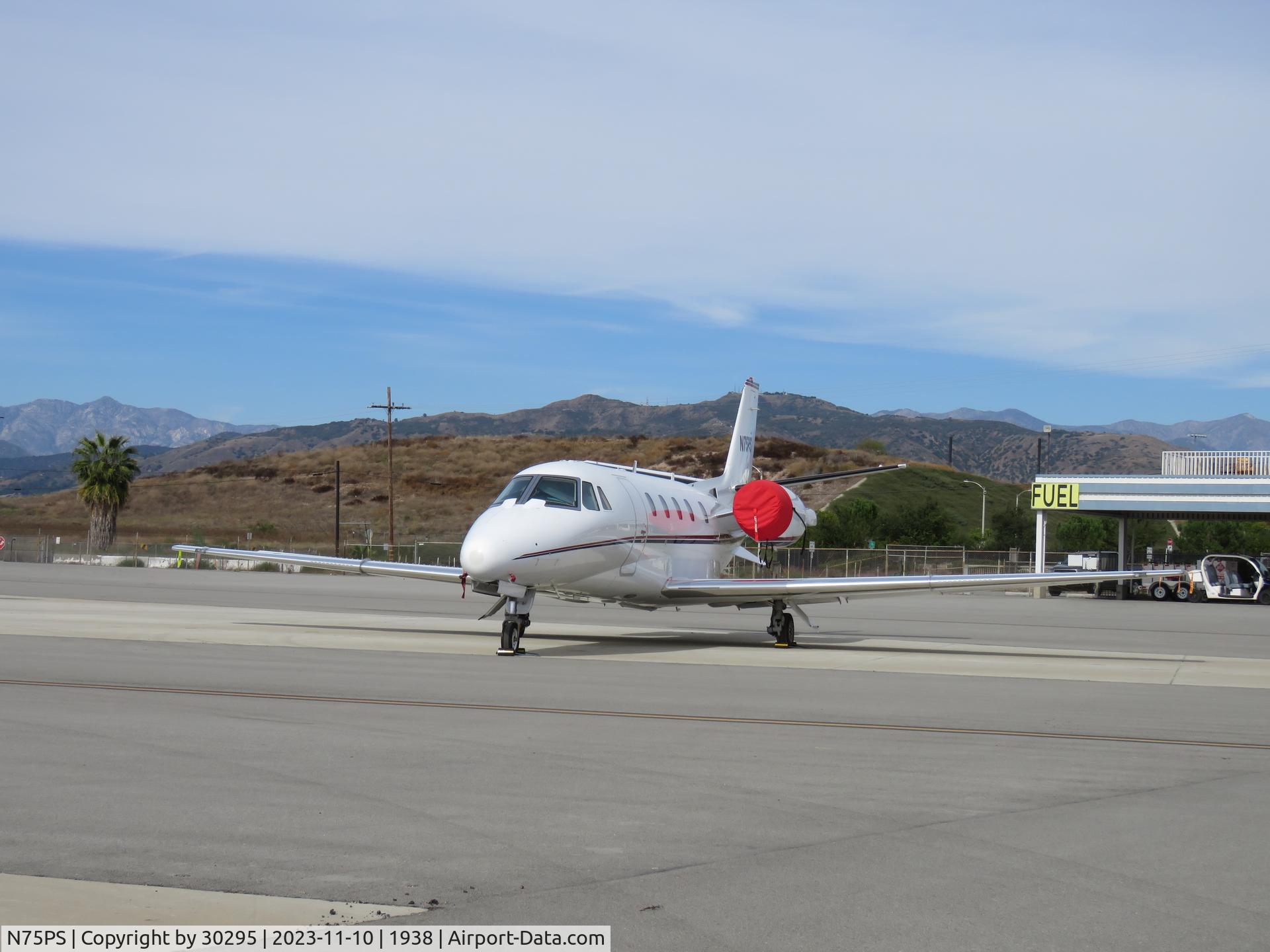 N75PS, 2007 Cessna 560 Citation Excel XLS C/N 560-5719, Parked