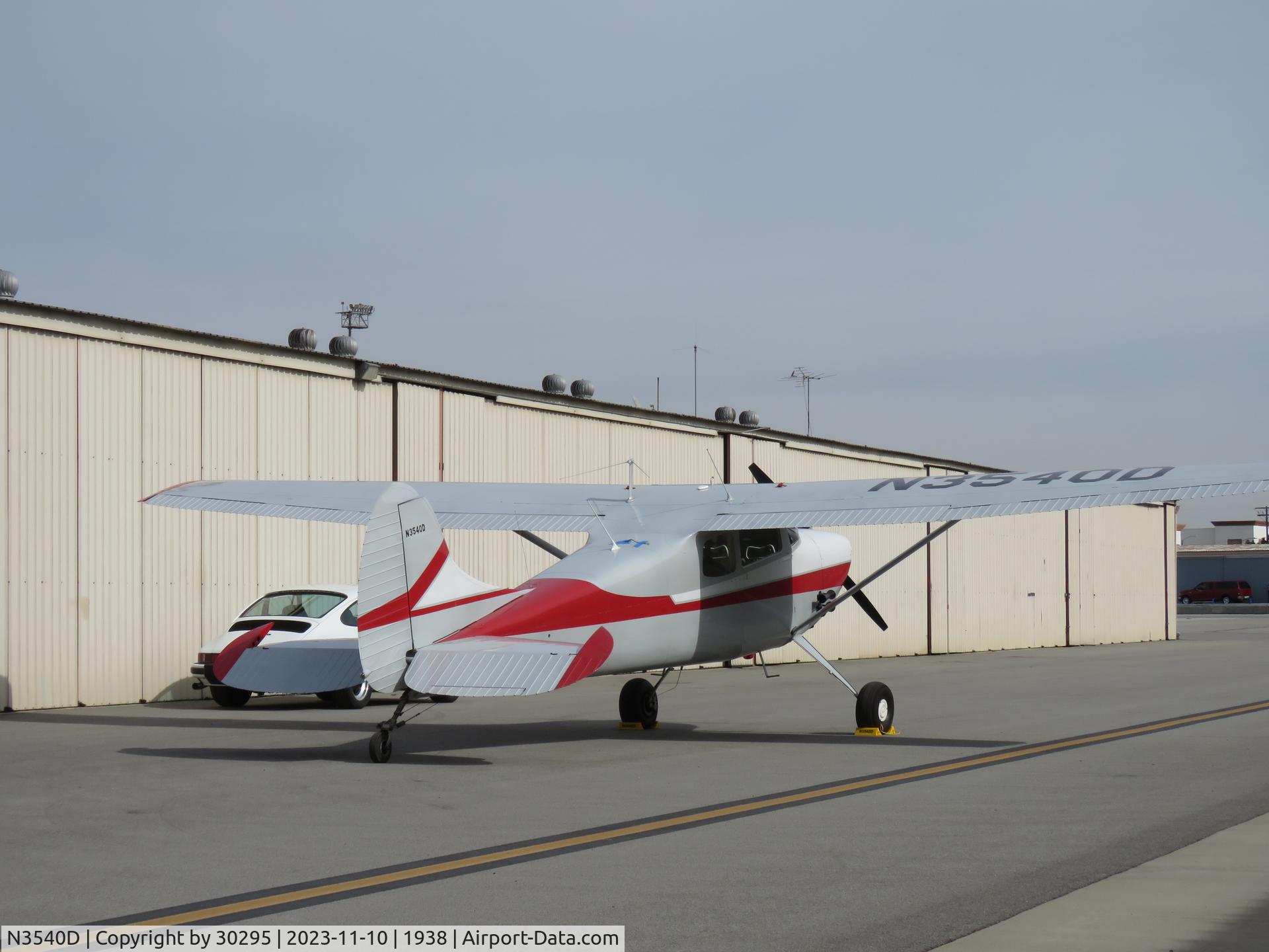 N3540D, 1956 Cessna 170B C/N 27083, Parked