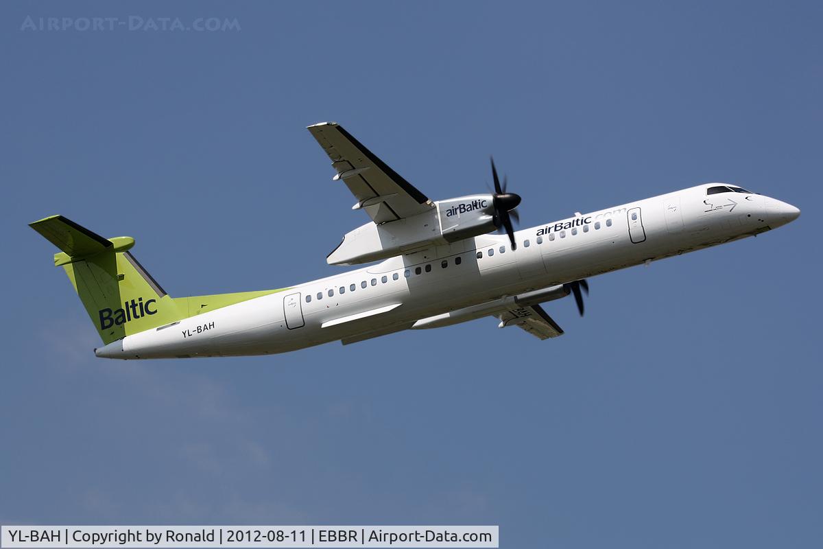YL-BAH, 2010 De Havilland Canada DHC-8-402Q Dash 8 C/N 4296, at bru