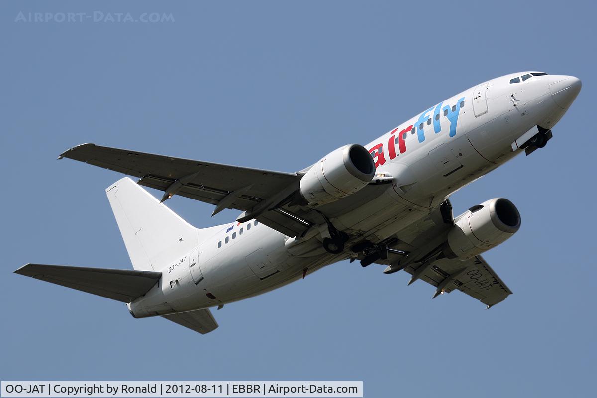 OO-JAT, 1990 Boeing 737-5K5 C/N 24927, at bru
