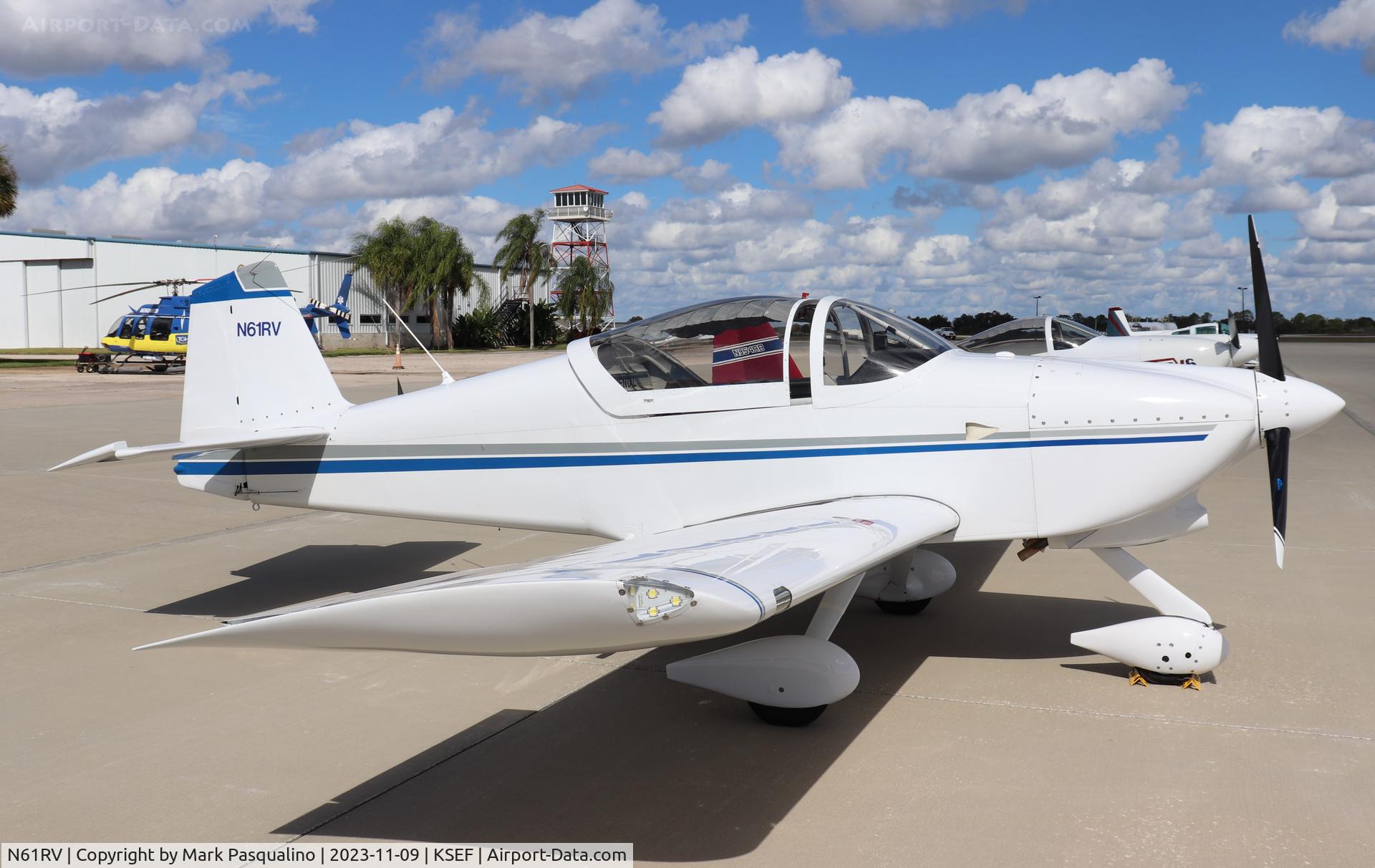 N61RV, 1993 Vans RV-6A C/N 001 (N61RV), Vans RV-6
