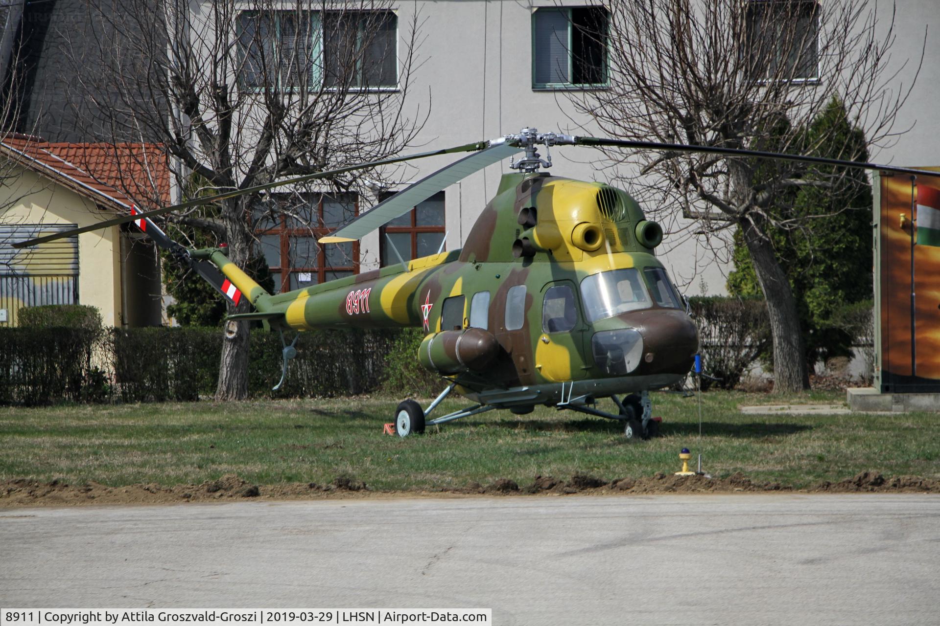 8911, 1984 Mil (PZL-Swidnik) Mi-2 C/N 518911104, LHSN - Szolnok Air Base Hungary