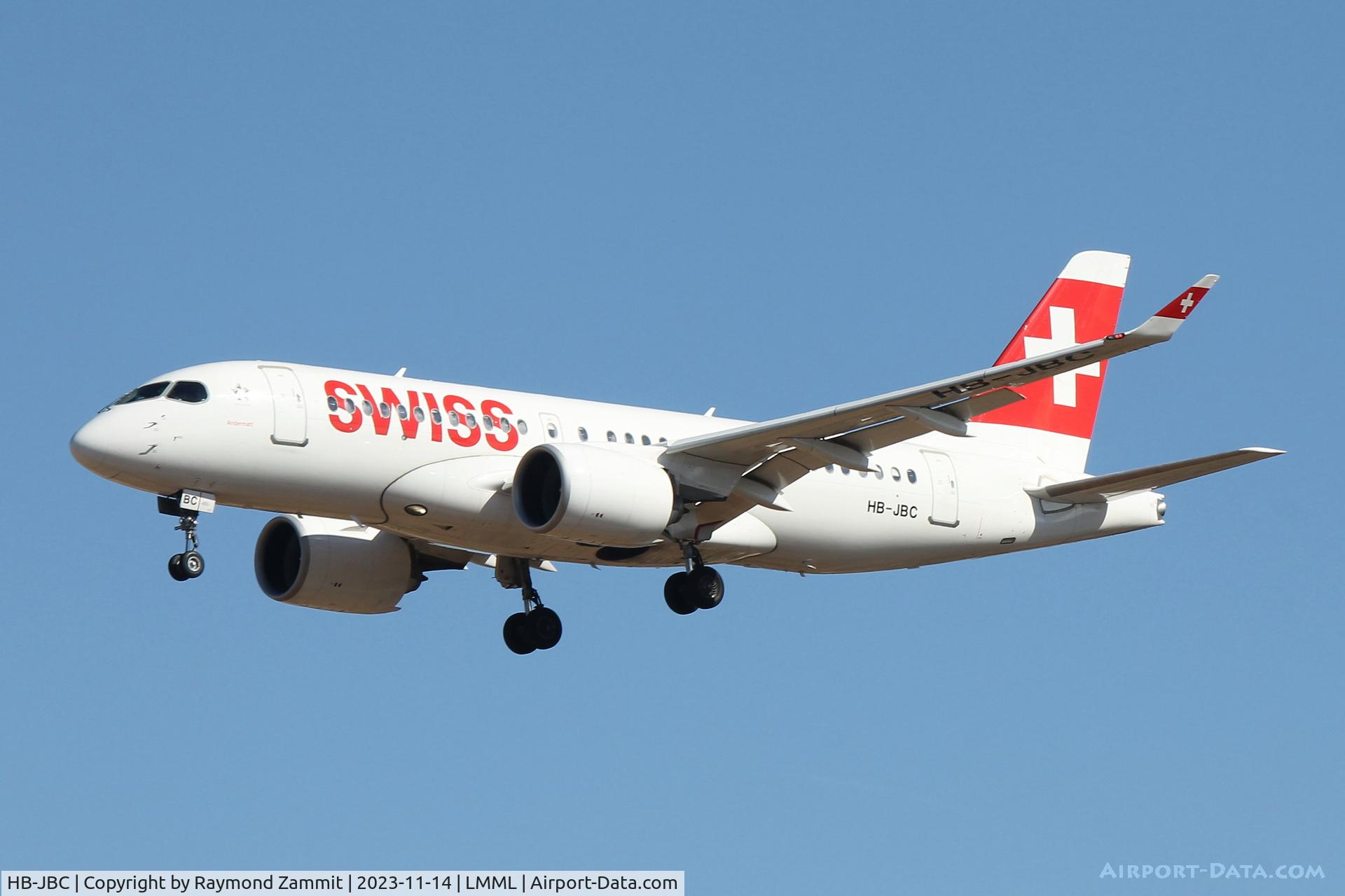HB-JBC, 2016 Bombardier CSeries CS100 (BD-500-1A10) C/N 50012, A220 HB-JBC Swiss