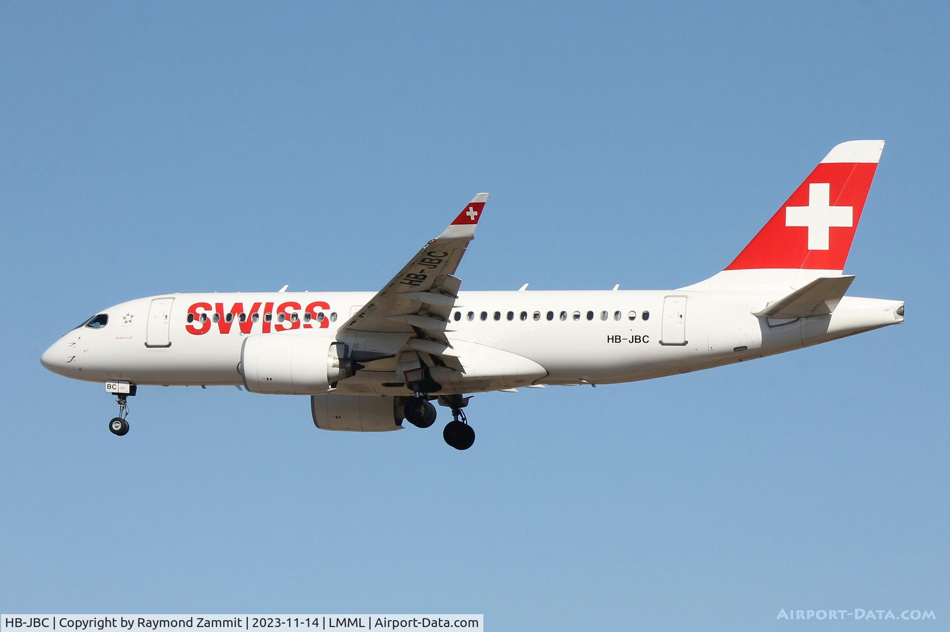 HB-JBC, 2016 Bombardier CSeries CS100 (BD-500-1A10) C/N 50012, A220 HB-JBC Swiss
